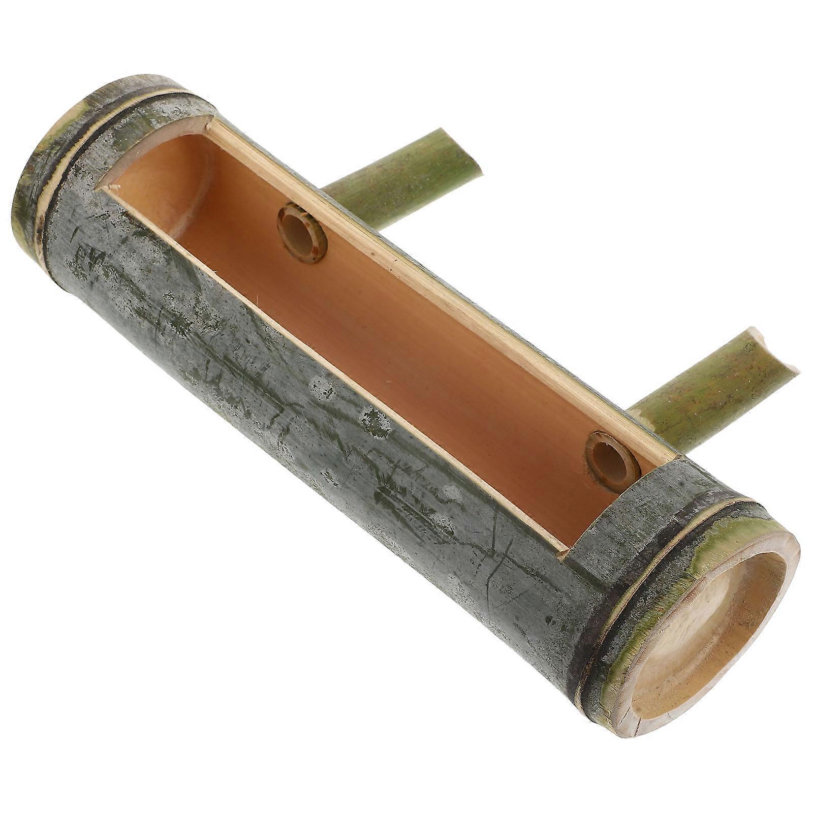 Bamboo Water Fountain for Garden and Fish Tank 2pcs Recycling System