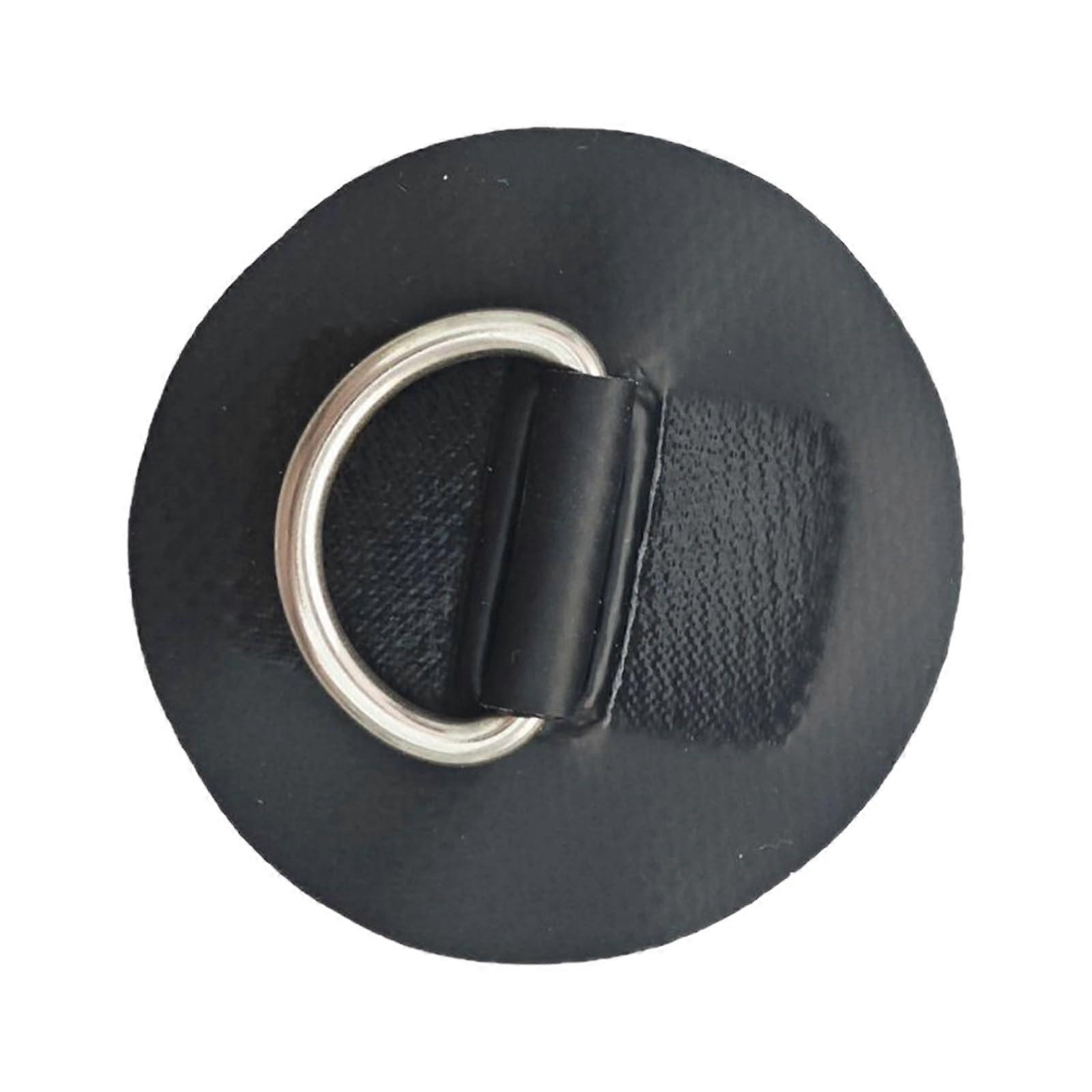 D Ring PVC Patches Paddleboard Leash Fixed Buckle Surfboard Black