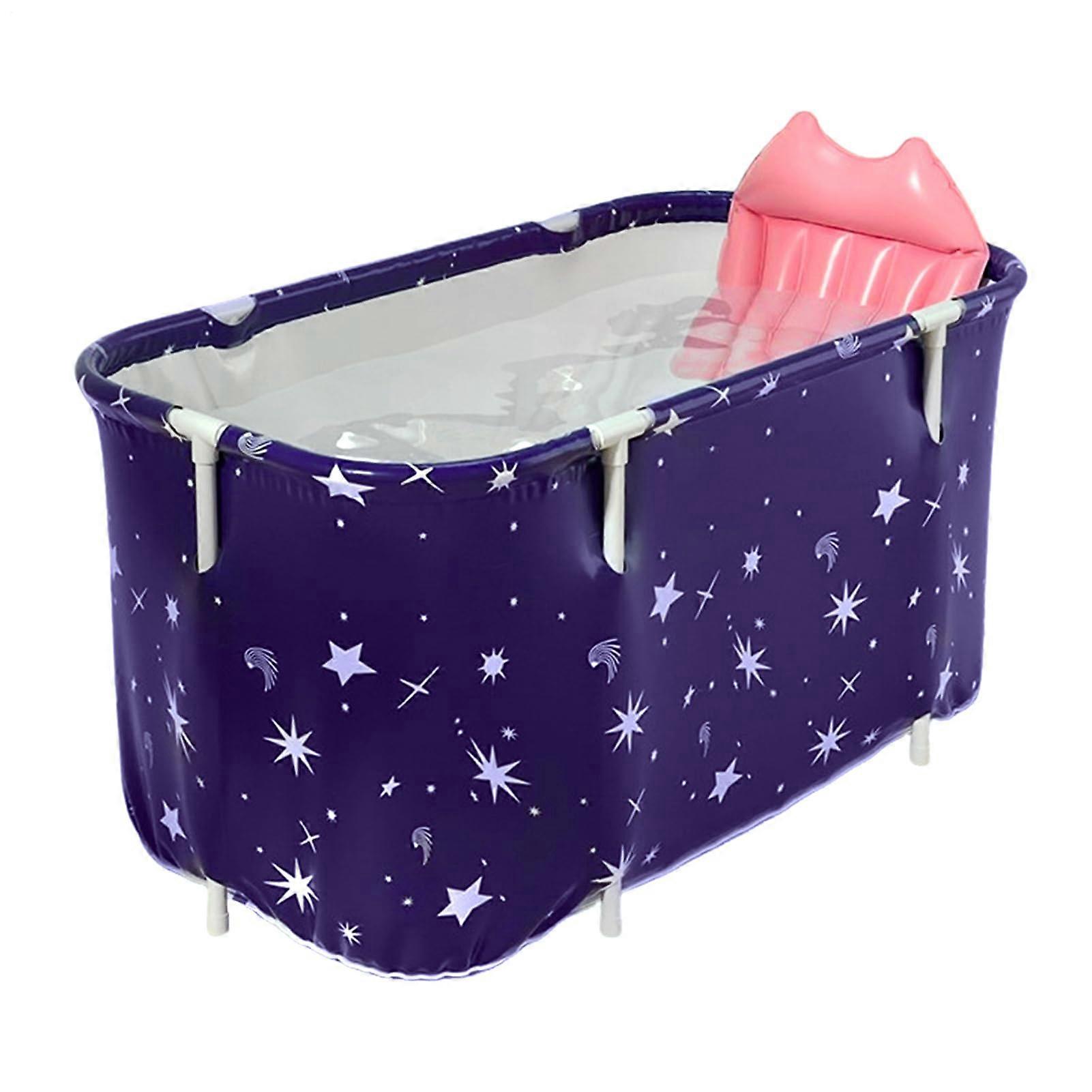 Portable Bathtub - Rectangular Bathing Bucket for Adults and Kids, Lightweight, Foldable, Ideal for Home, Travel, Camping