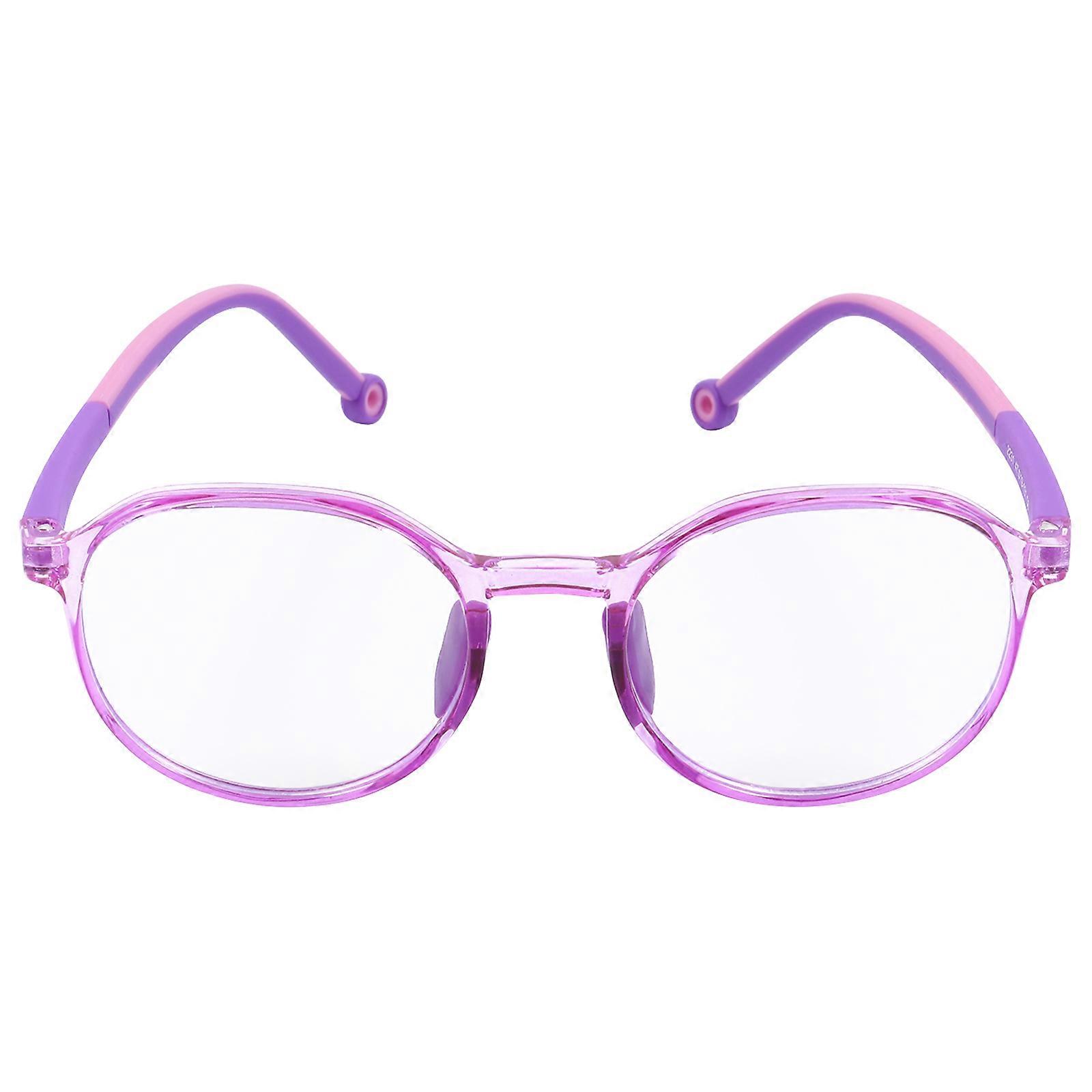 Childrens Eyewear Anti-Blue Light Glasses For Using Digital Devices Purple 1Pack