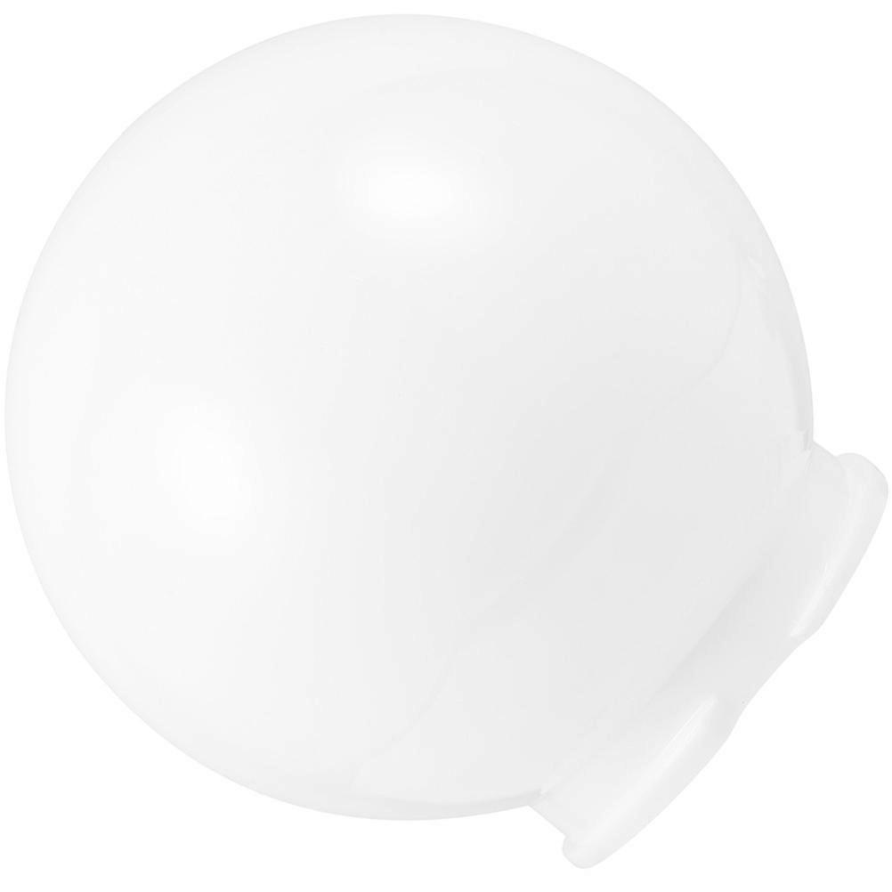 White Globe Lamp Shade for Outdoor Use Acrylic Material Durable and Decorative 6.3 Inches