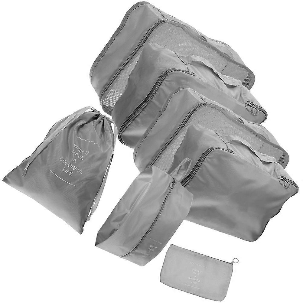 Packing Cubes For Suitcases: Travel Essentials For - Luggage Organizer Bags Set For Travel Accessories In 7 Sizes Black