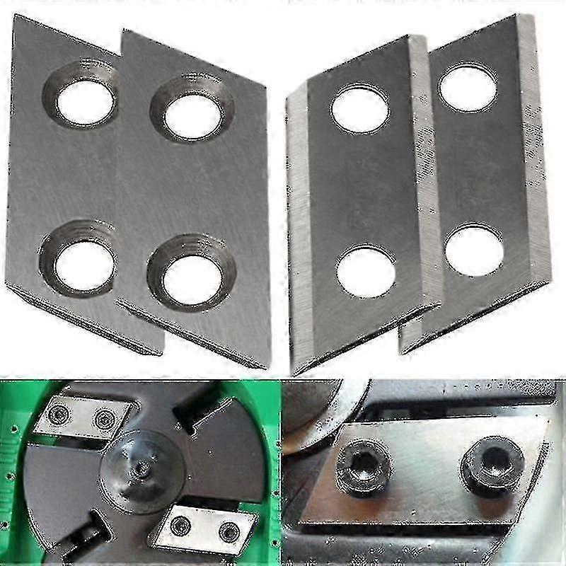 Hand Tool Sets 2pc/set Garden Shredder Chipper Blades Cutters Set For Eco Es1600/mcculloch