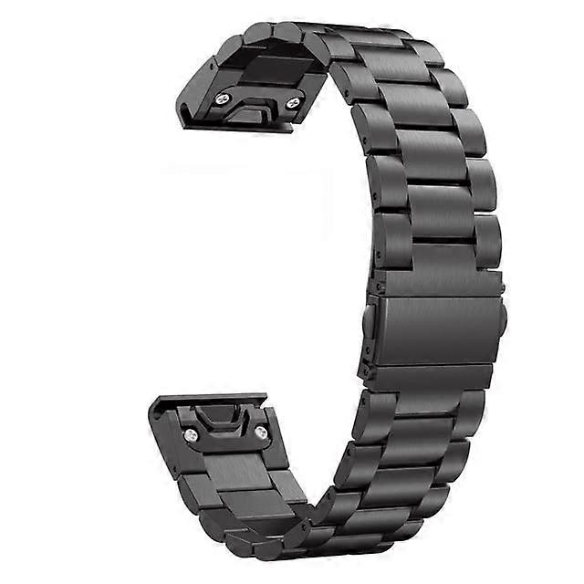 Metal Smart Armband for Garmin Fenix 7X, 7, 7S, 6S, 6X, 6 Pro, 5X, 5, 5S, 3HR, Stainless Steel, 26 mm, 22 mm, 20 mm, Easyfit Design