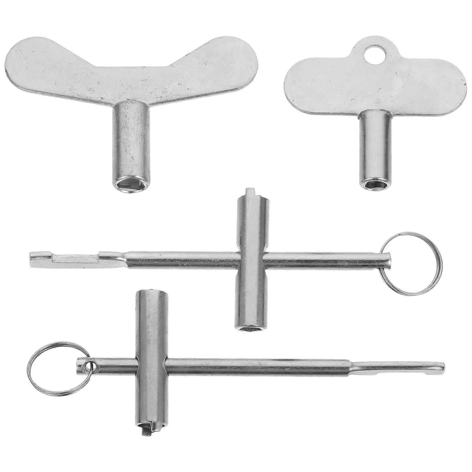 1 Set Water Meter Key Radiator Utility Key Plumbing Bleeding Air Vent Key