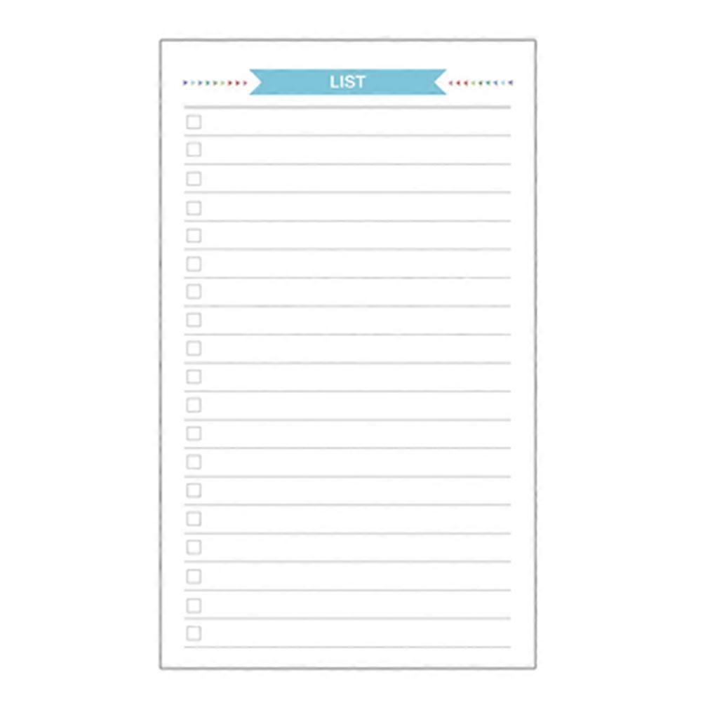 Traveler Notebook Inserts A6 6Hole Paper Refills For Office Diary Dairy Smooth Surface 40Sheets