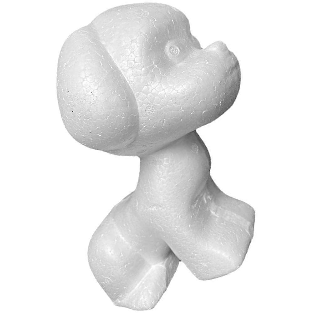Flower Craft DIY Dog Foam Model White Suitable for DIY Decoration 1Set Designed for Women and Friends