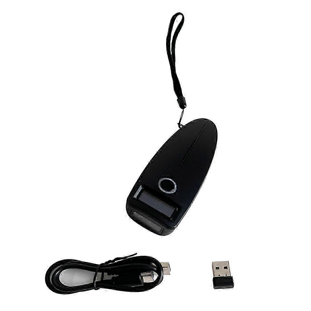 Bezdrôtový mini snímač čiarových kódov s Bluetooth, prenosný 1D 2D QR snímač čiarových kódov