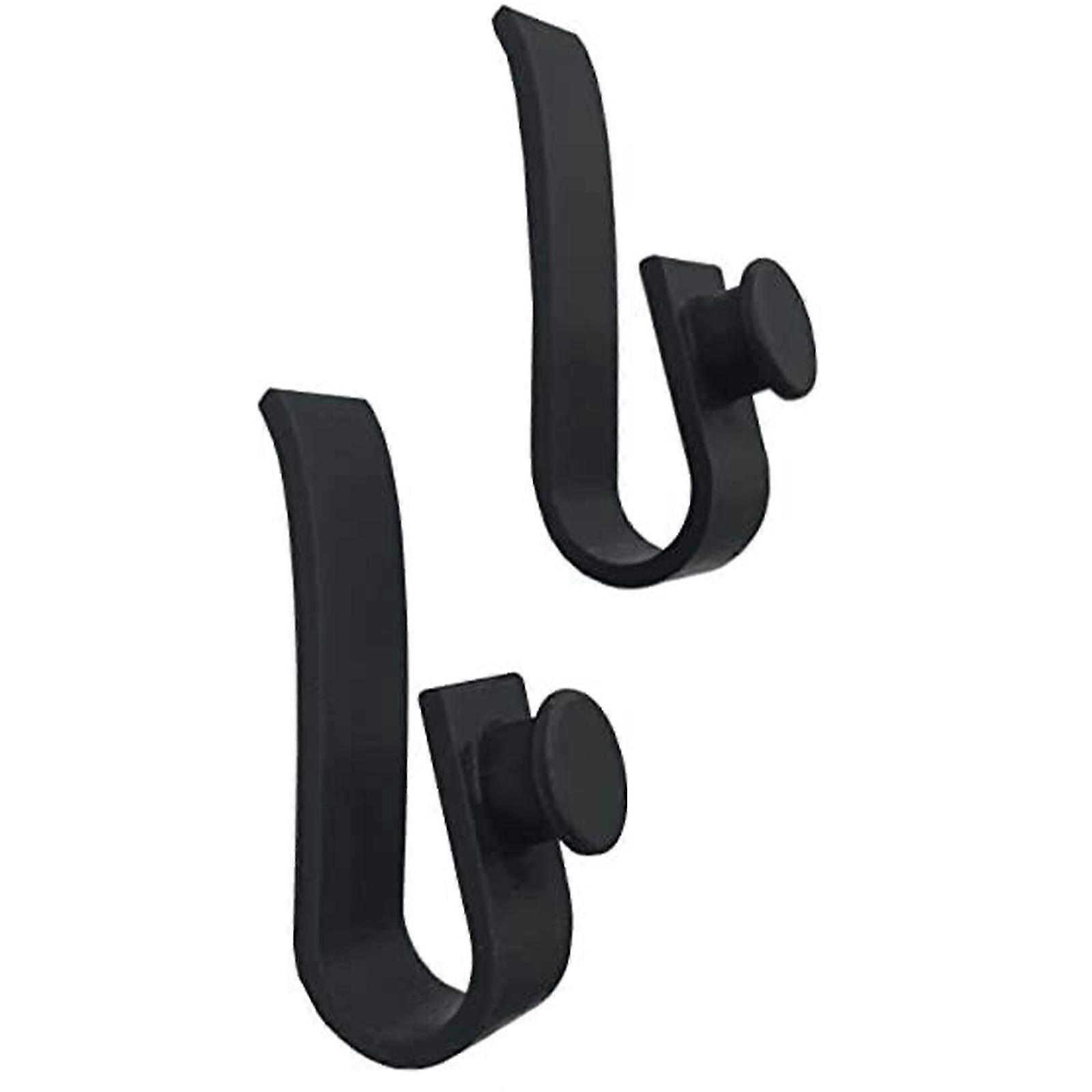 Durable Black EVA Beach Bag Hooks - Set of 2 Heavy-Duty Holders for Bags & Beach Gear Organization