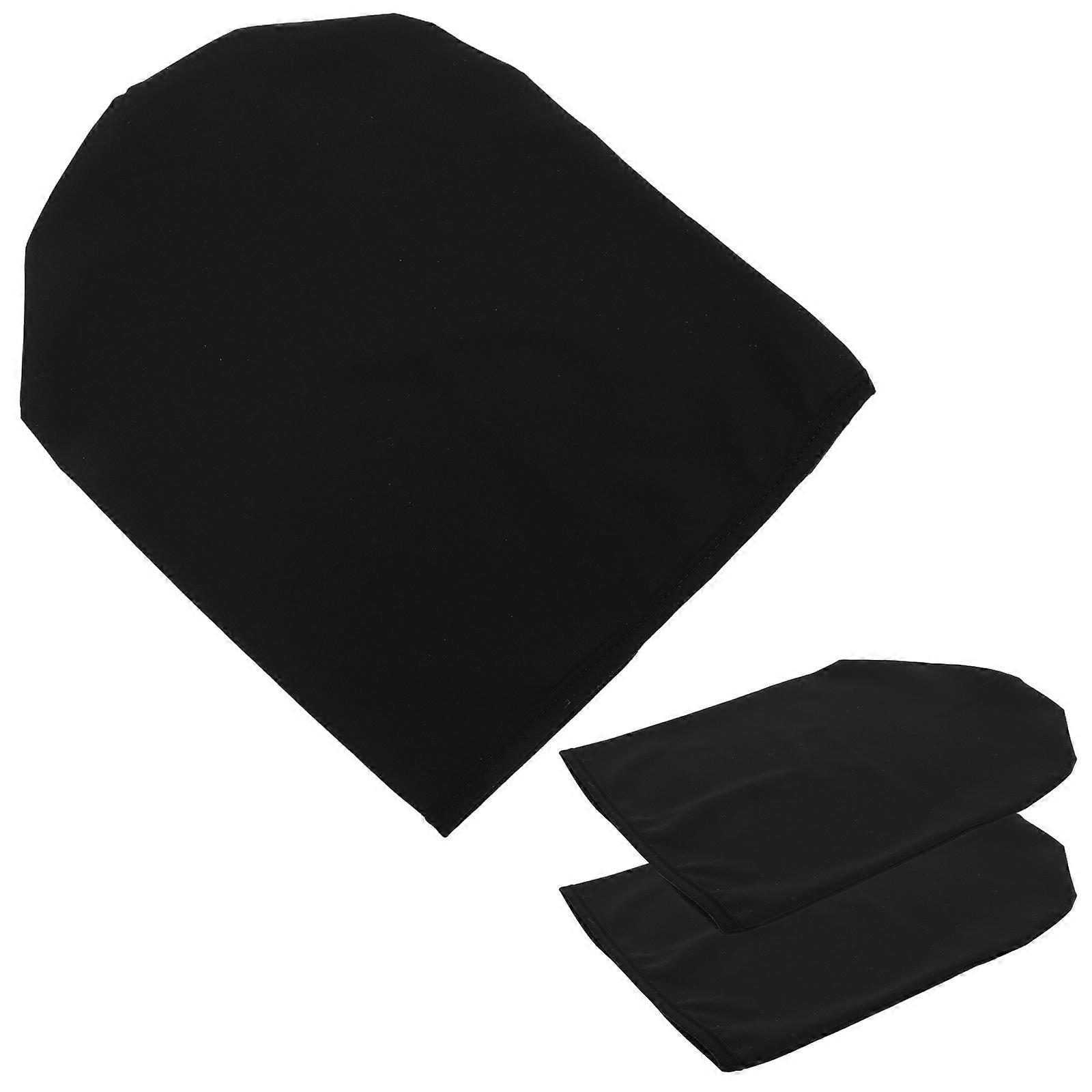 Black Costume Skin Mask Ideal For Cosplay And Themed Events Full Face Coverage For Adults 3Pcs