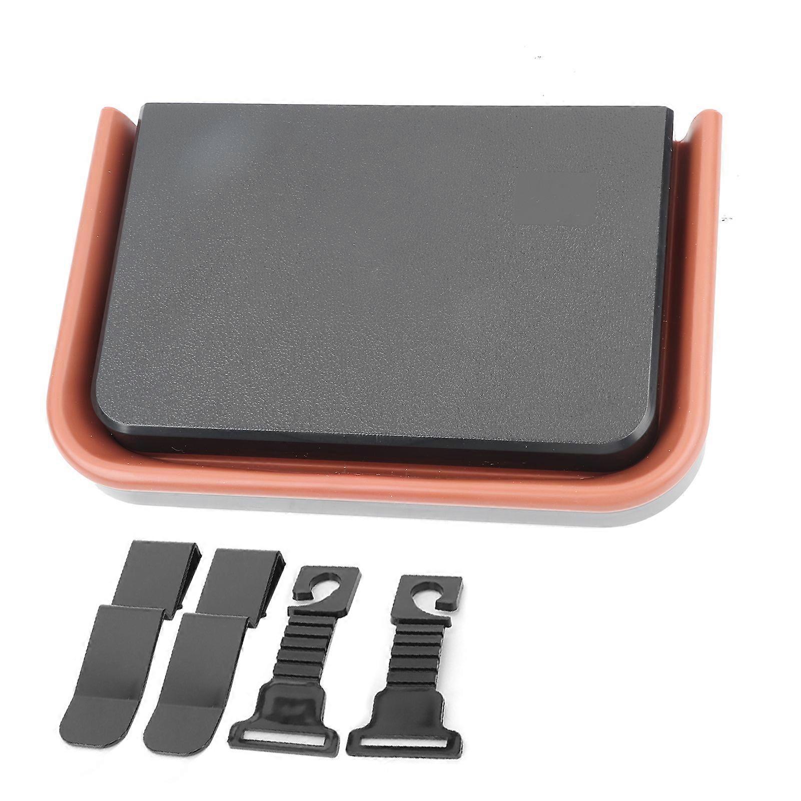 Car storage box folding auto hanging waste bin cup holder