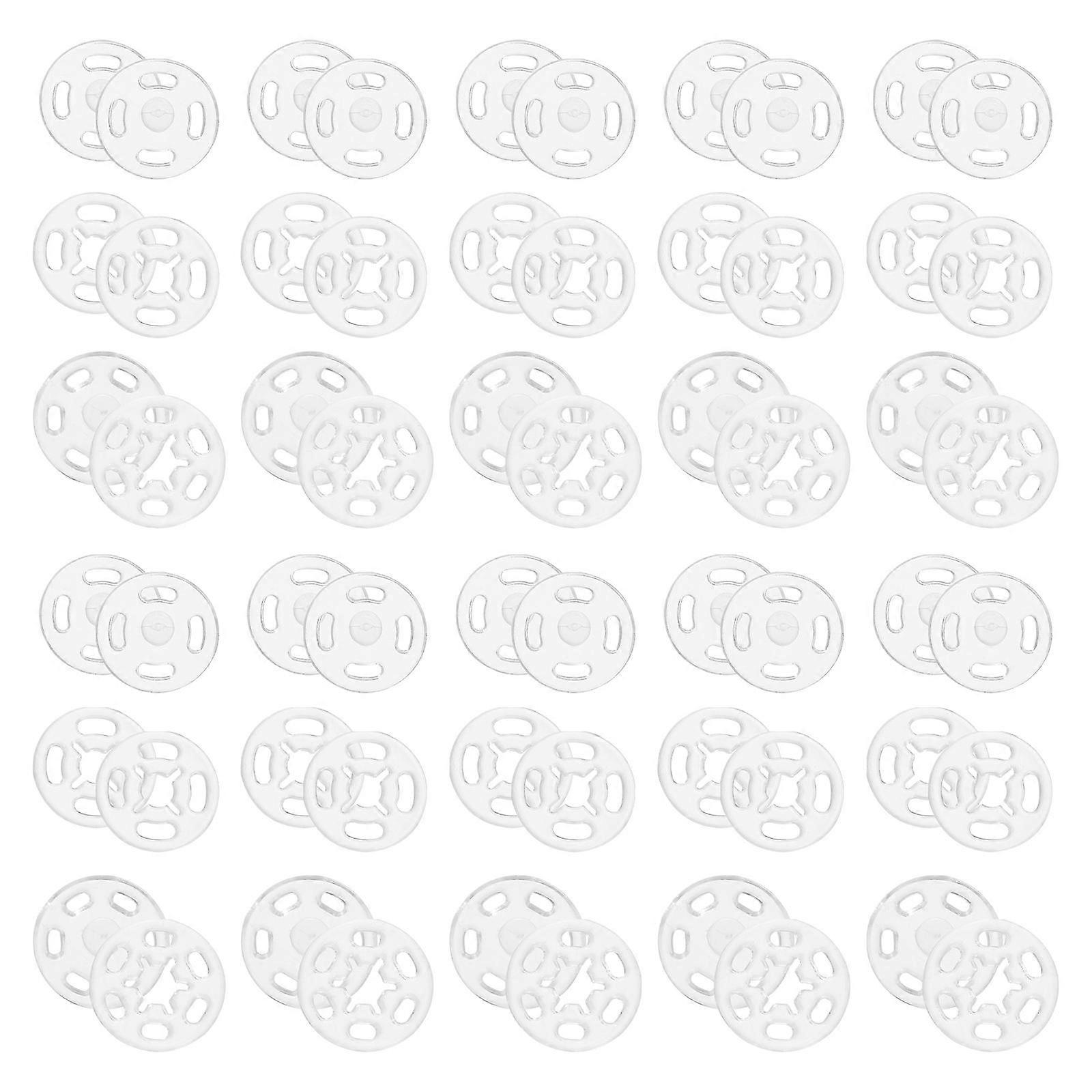 Invisible Snap Buttons, Perfect for Sewing and Crafting, Made of Durable Material