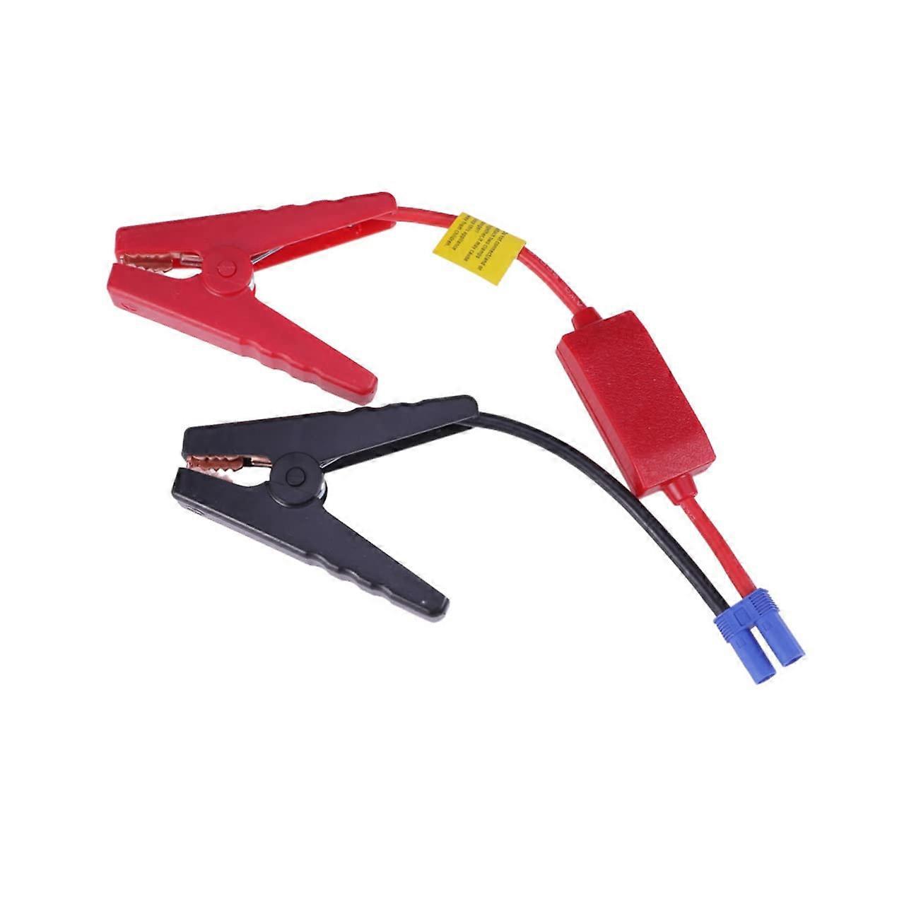 12 V Car Clip With Reverse Clip And Crocodile Clamps Starter Cable For Battery Changes And Emergency Power Supply