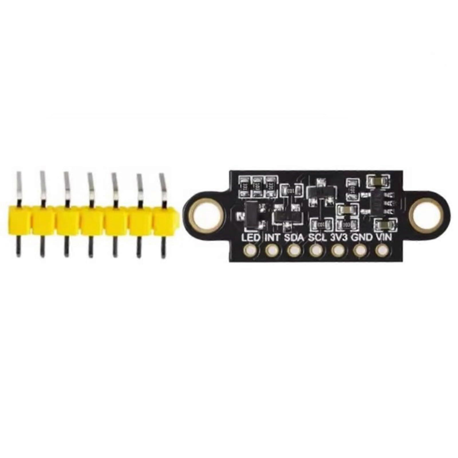 Programmable TCS34725 LED Color Sensor Detection Module for Analysis Applications I2C Interface Versatile Compatible Sensors Double Hole Black