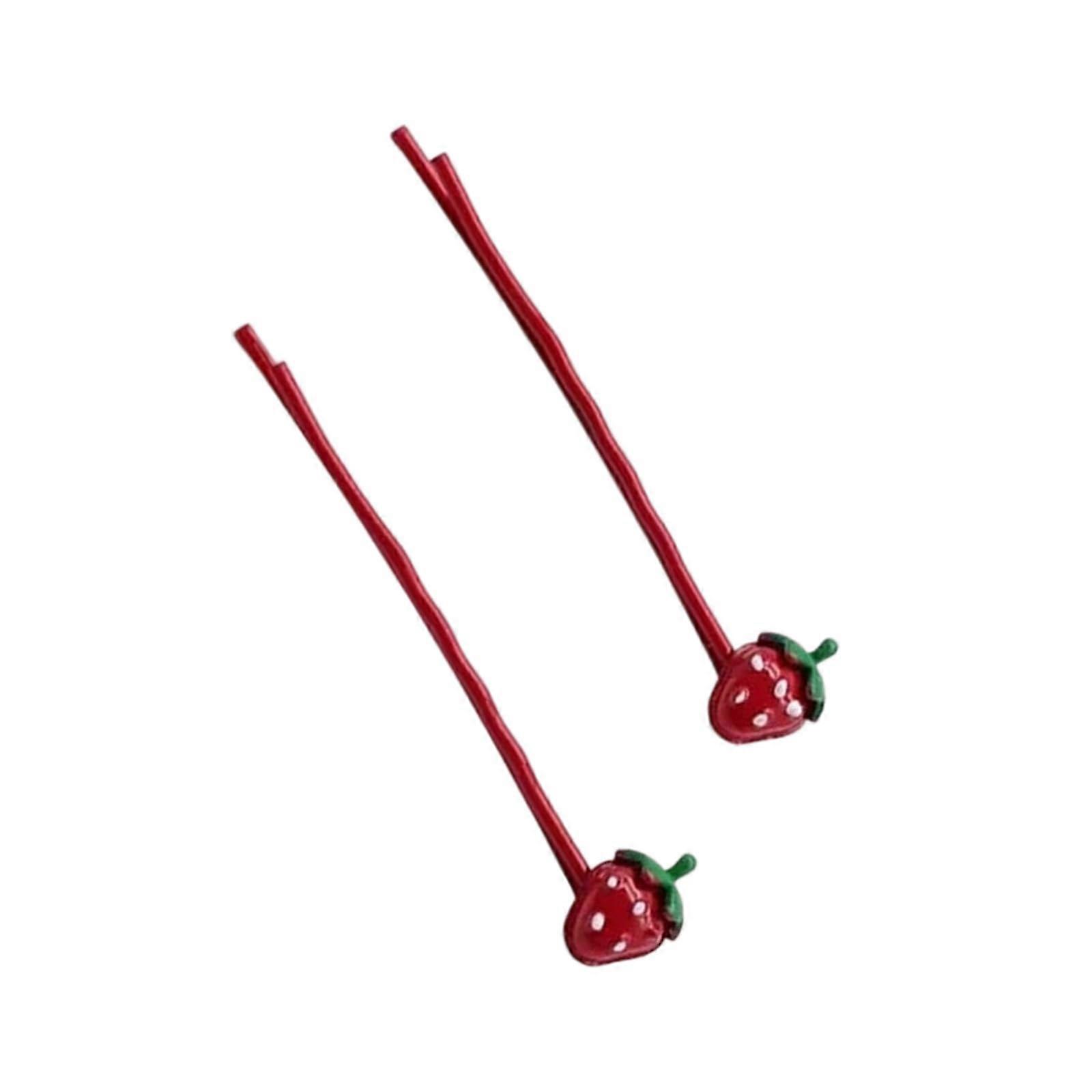 Hairpins for Kids Teenagers Women - Lightweight Fruit Design Alloy Hair Accessories Gift for Trendsetters