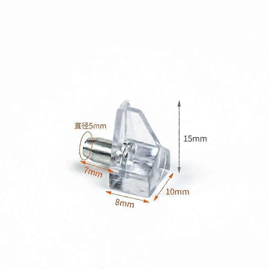 2025 5mm Shelf Support Peg Clear Plastic 5mm (40 Pcs)