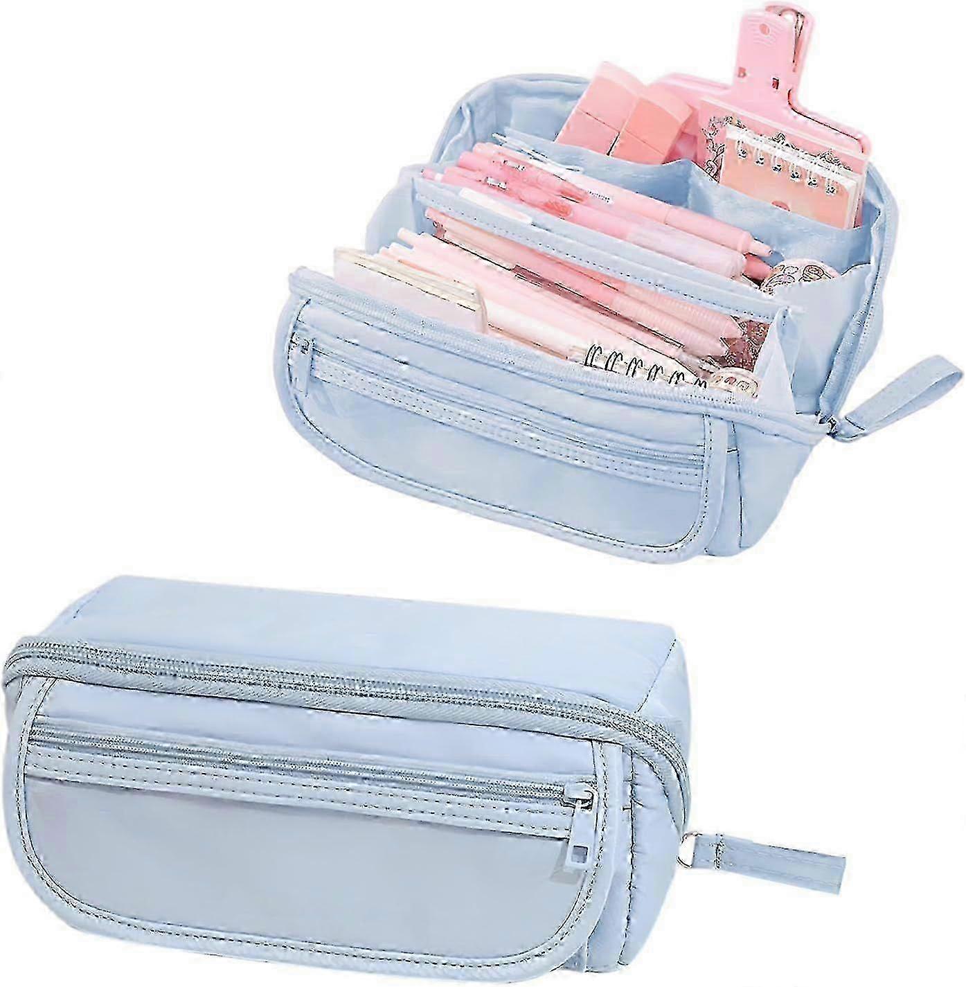Large Capacity Pencil Case with 9-Layer Storage, Multifunctional Pen Bag for Kids, Aesthetic Design Suitable for All