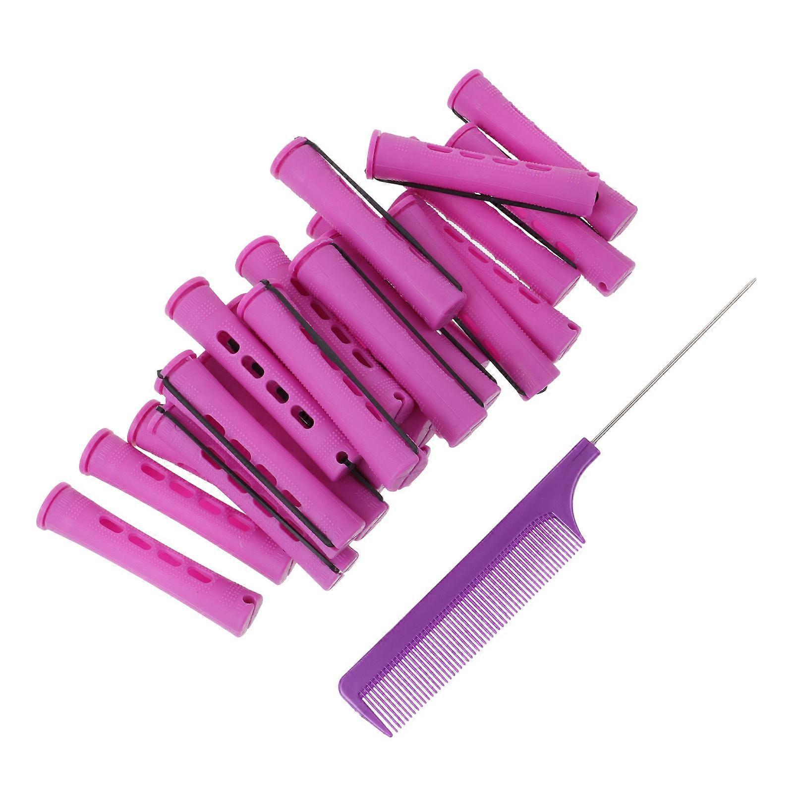 Practical Hair Curling Bar for Styling Supplies with Resin Material Purple Color 1 Set