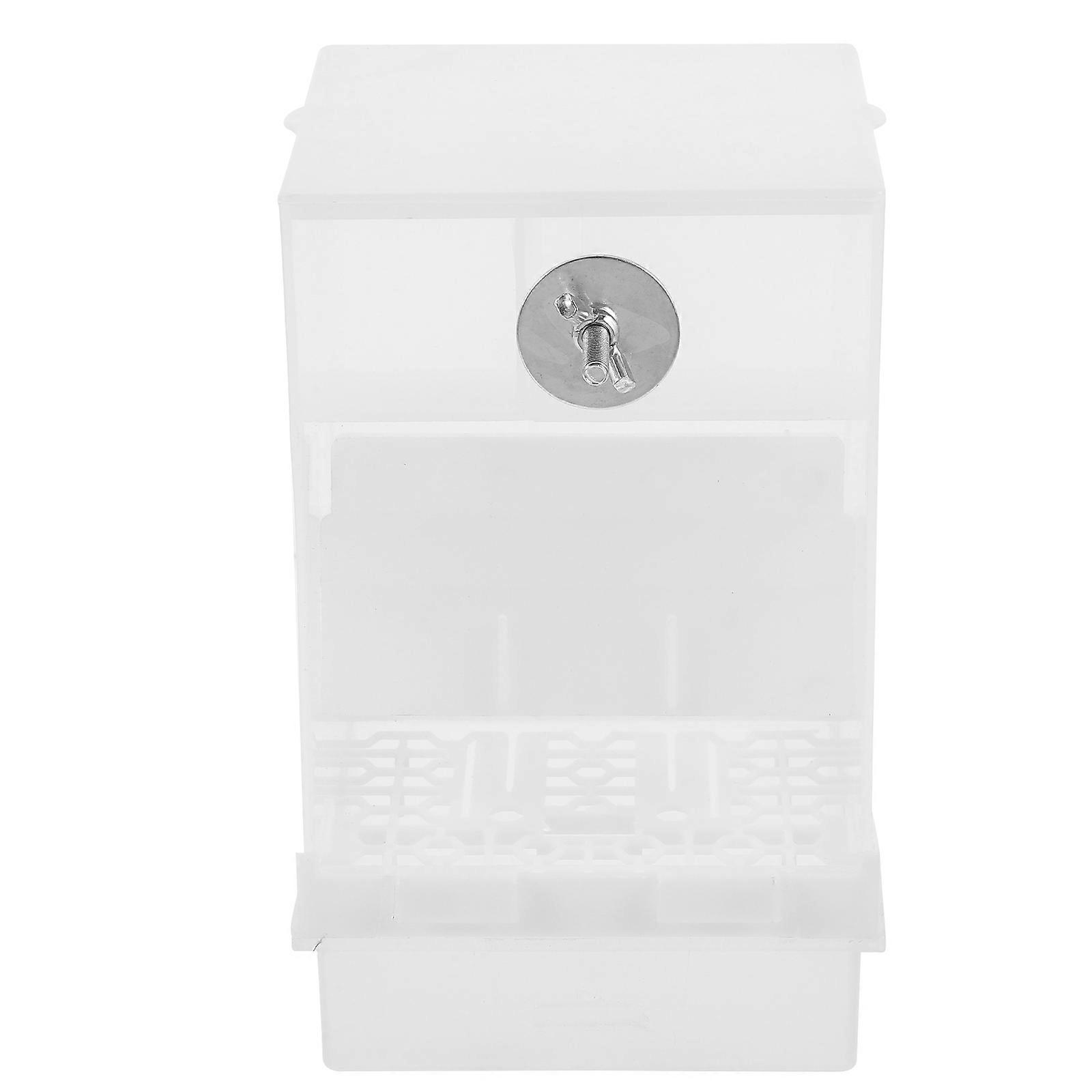 Outdoor Bird Feeder Container For Bird Enthusiasts 11X10X18.3CM Box-Shaped Design With Automatic Feeding 1Set