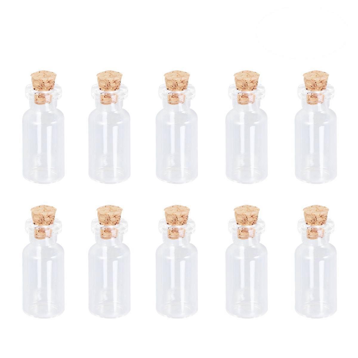 Soft Cork Glass Test Tubes for Holding 25Pcs Clear Multi-Function Bottles