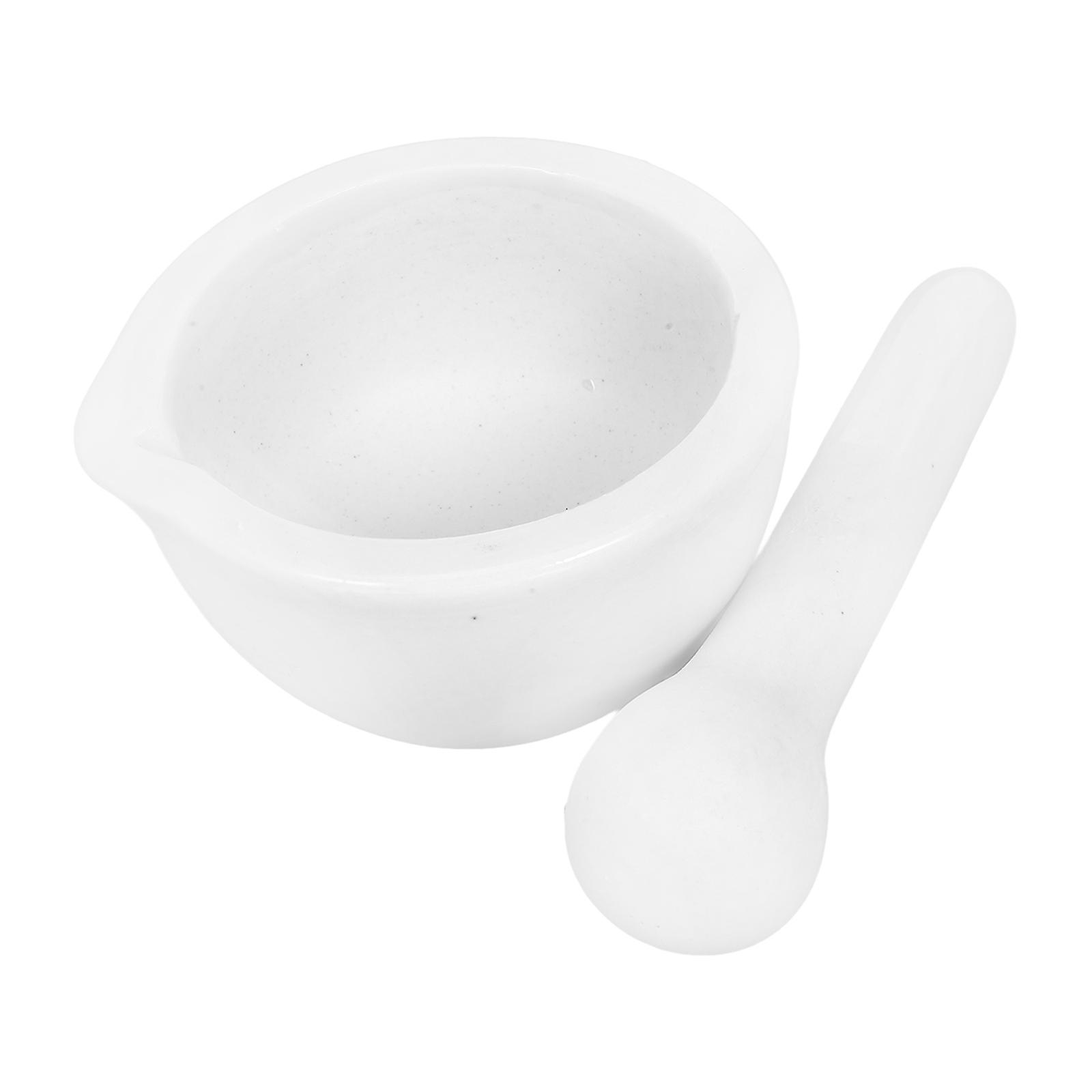 Curved Surface Grinding Bowl For Laboratory Use 7.00X7.00X3.50CM White Structure 1Pack