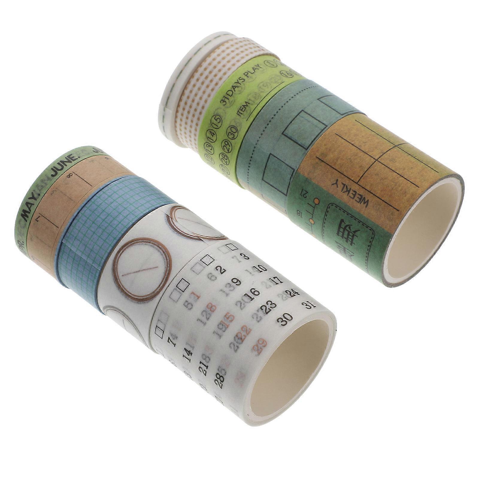 Decorative Washi Tapes Set 10 Rolls For Journal Decorations Assorted -adhesive