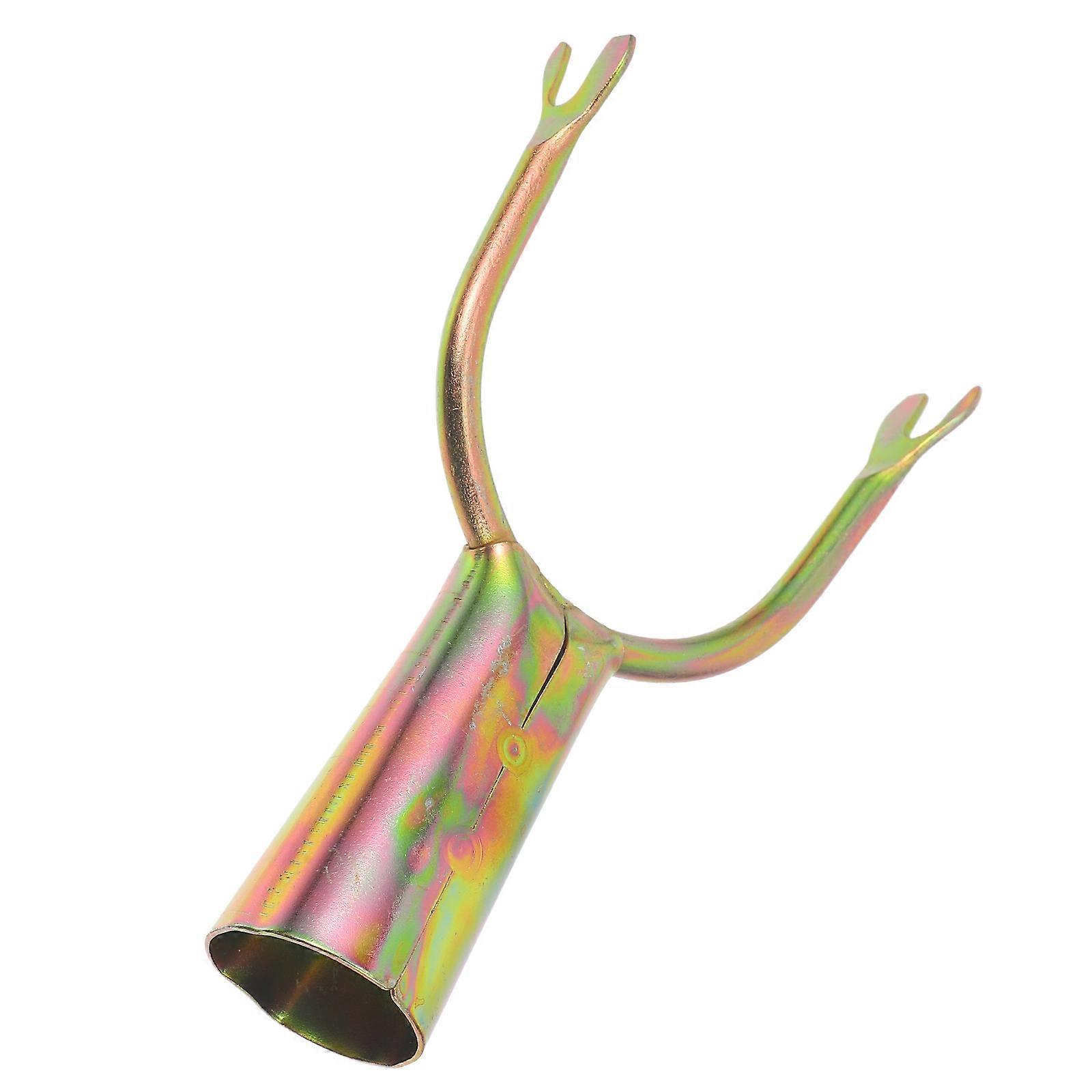 Replacement Clothes Rod Head with Sturdy Fork Part for Drying Poles – , Easy to Install Outdoor Use Design