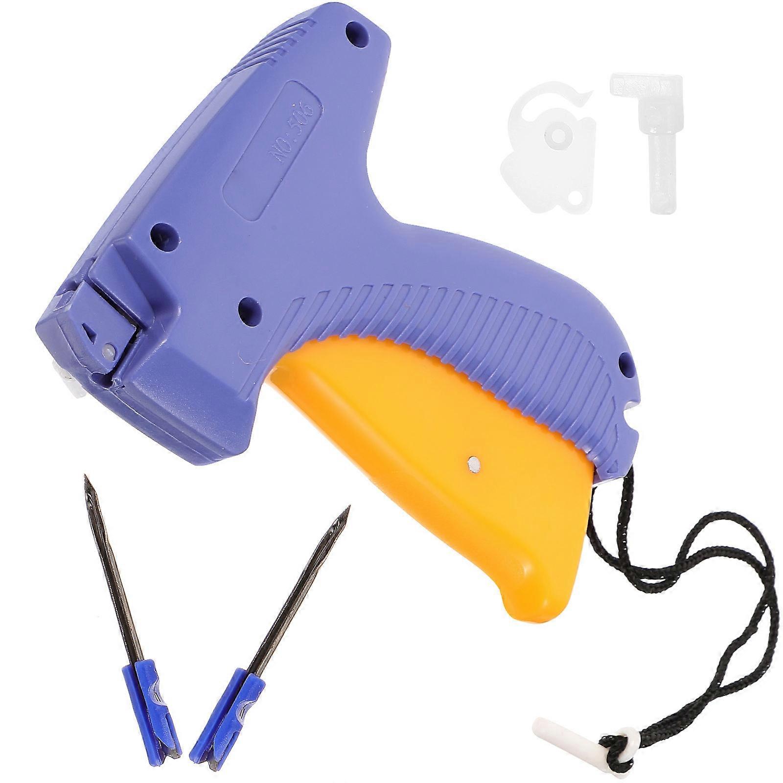 Blue Clothes Label Applicator Machine for Daily Use Lightweight Ergonomic Design with Needle Cap 1 Set