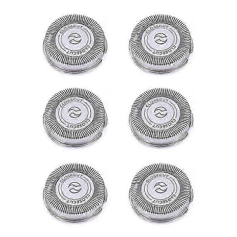 6Pack SH30 Replacement Heads for Shaver Series 3000, 2000, 1000 and S738, with Durable Sharp Blades