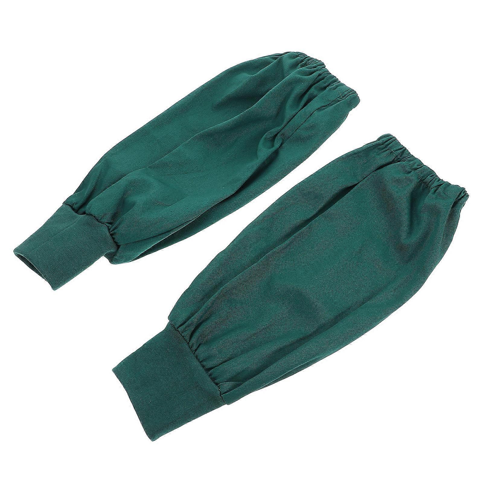Breathable Cotton Arm Sleeves Reusable Oversleeves for Nursing Cooking Gardening Painting Comfortable Forearm Protection Slip Design