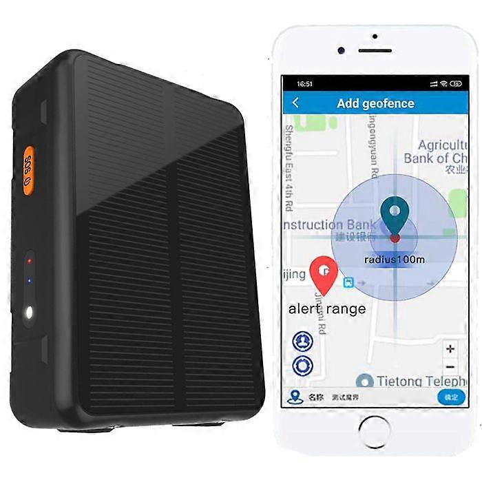 4G Solar Waterproof Car GPS Tracker Long Battery Life Android iOS YONIS