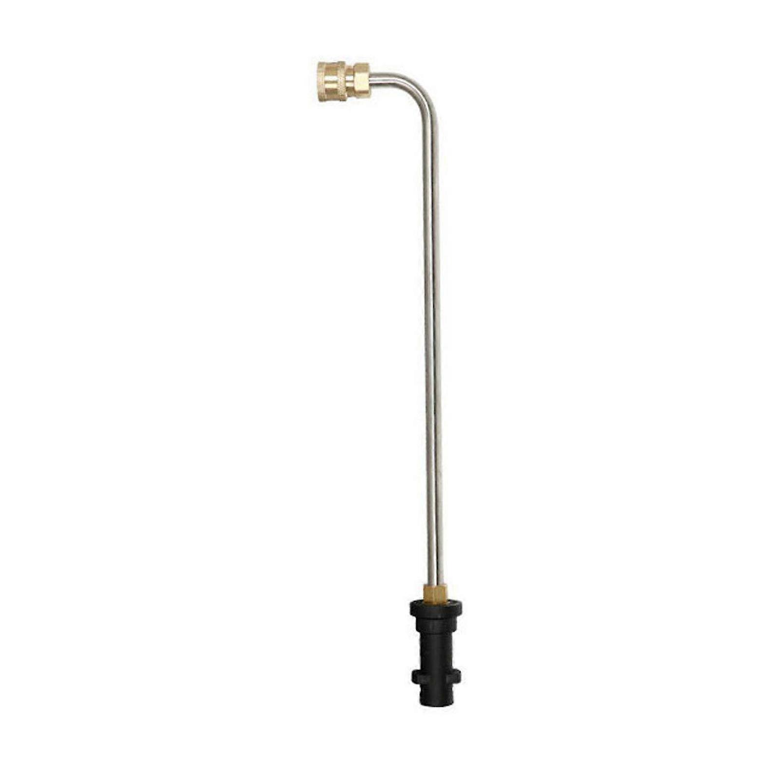 Stainless Steel Pressure Washer Gutter Cleaner Attachment 90 Degree Angled Extension Wand for Karcher K2 K3 K4 K5 K6 K7 4000PSI