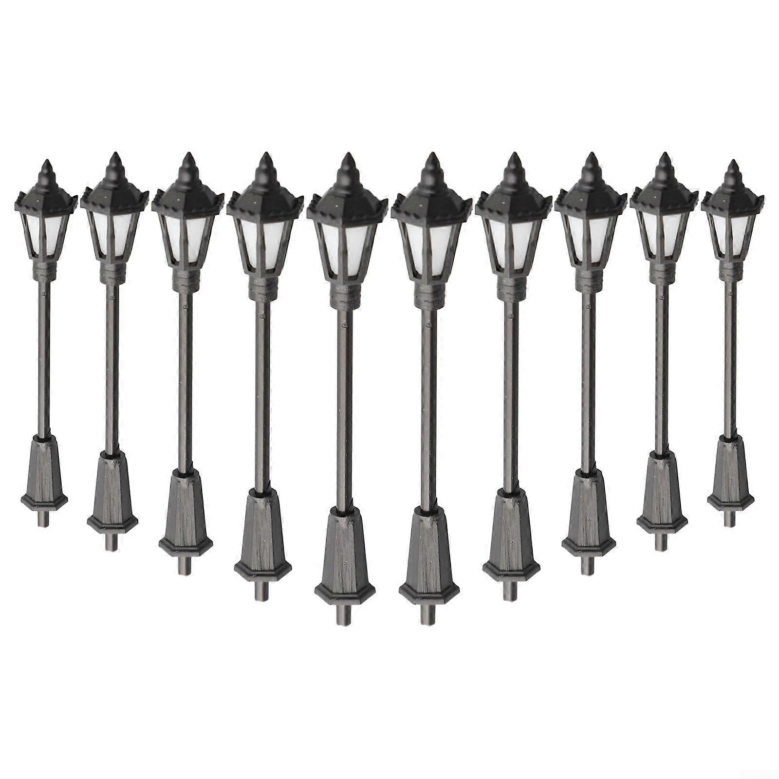 TT LED Street Lamp Lighting for 00 Scale Train Setup - Model-Compatible, Realistic Design, Energy-Efficient Illumination