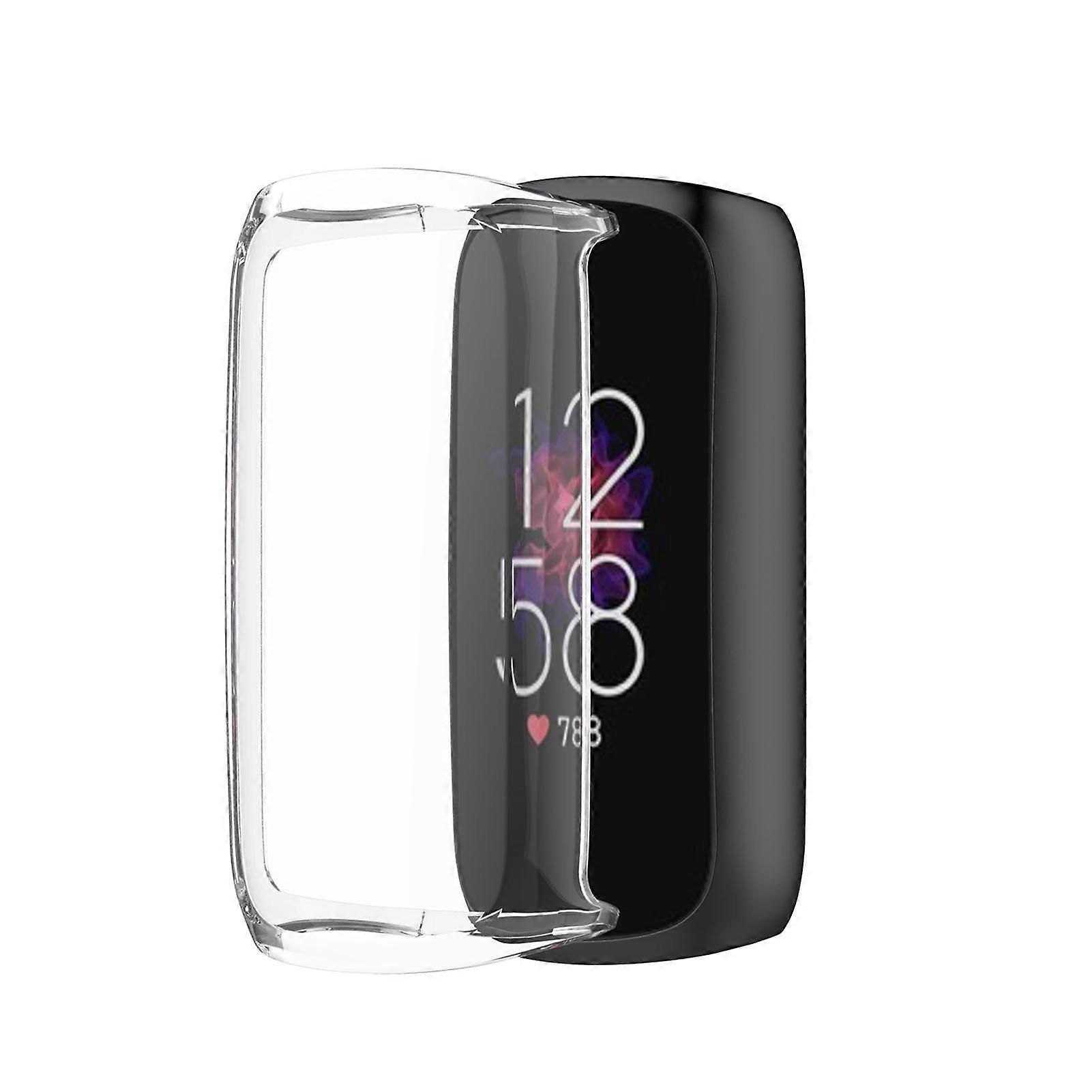 Fitbit Luxe Screen Protector: High-Transparency TPU Case for Full Protection and Easy Install