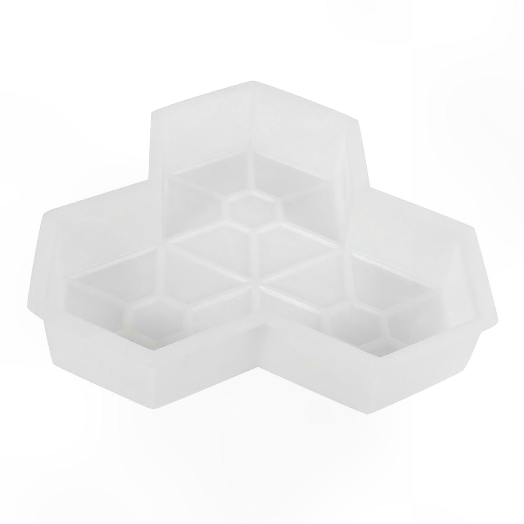 Plastic Maple Leaf Path Mold for Concrete Stepping Stones Courtyard and Square Pavement