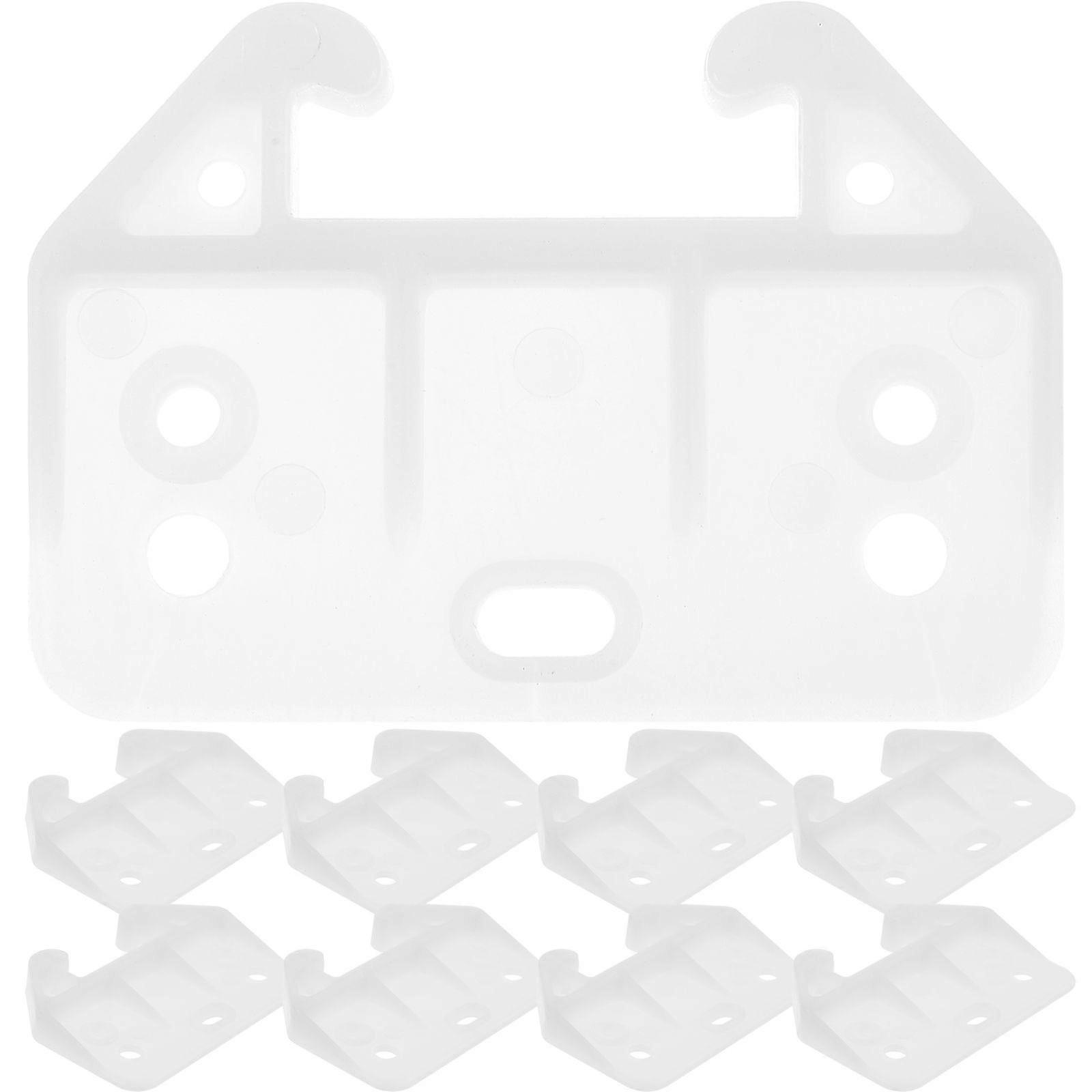 20 Sets Drawer Guide Rear Drawer Glide Dresser Furniture Drawer Guide Bracket Supply
