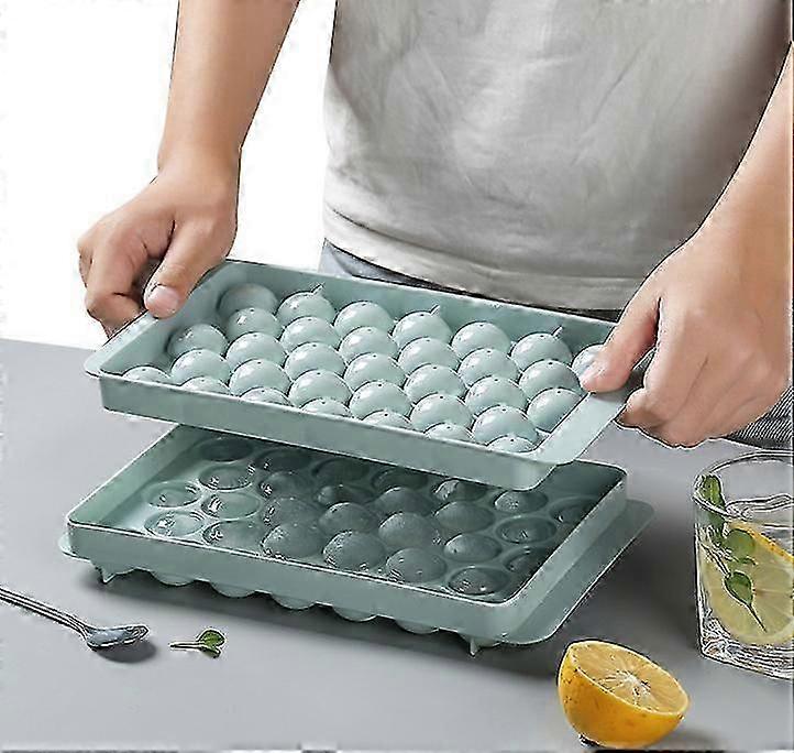 Plastic ice cube mold refrigerator ball large capacity ice mold ice...