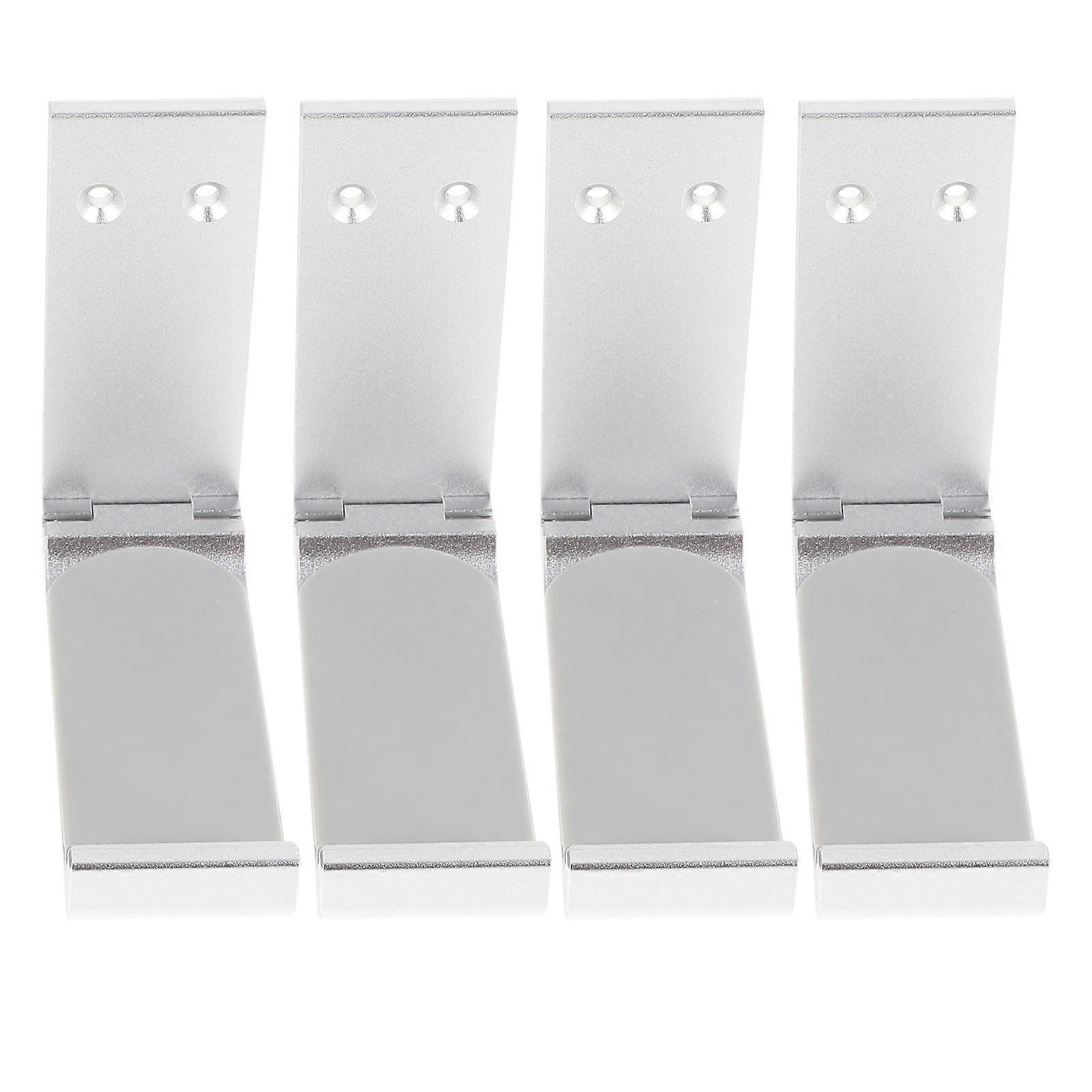 Metal Headset Stand 4 Sets   Durable Headphone Hanger for Gaming & Office Use, Supports Over Ear Headphones, Keeps Desktop Tidy