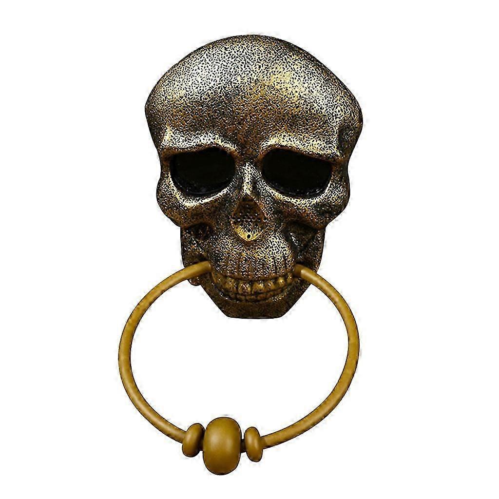 Gothic Door Knocker Skull Hanging Door Knocker for Party Bar Door Decorations