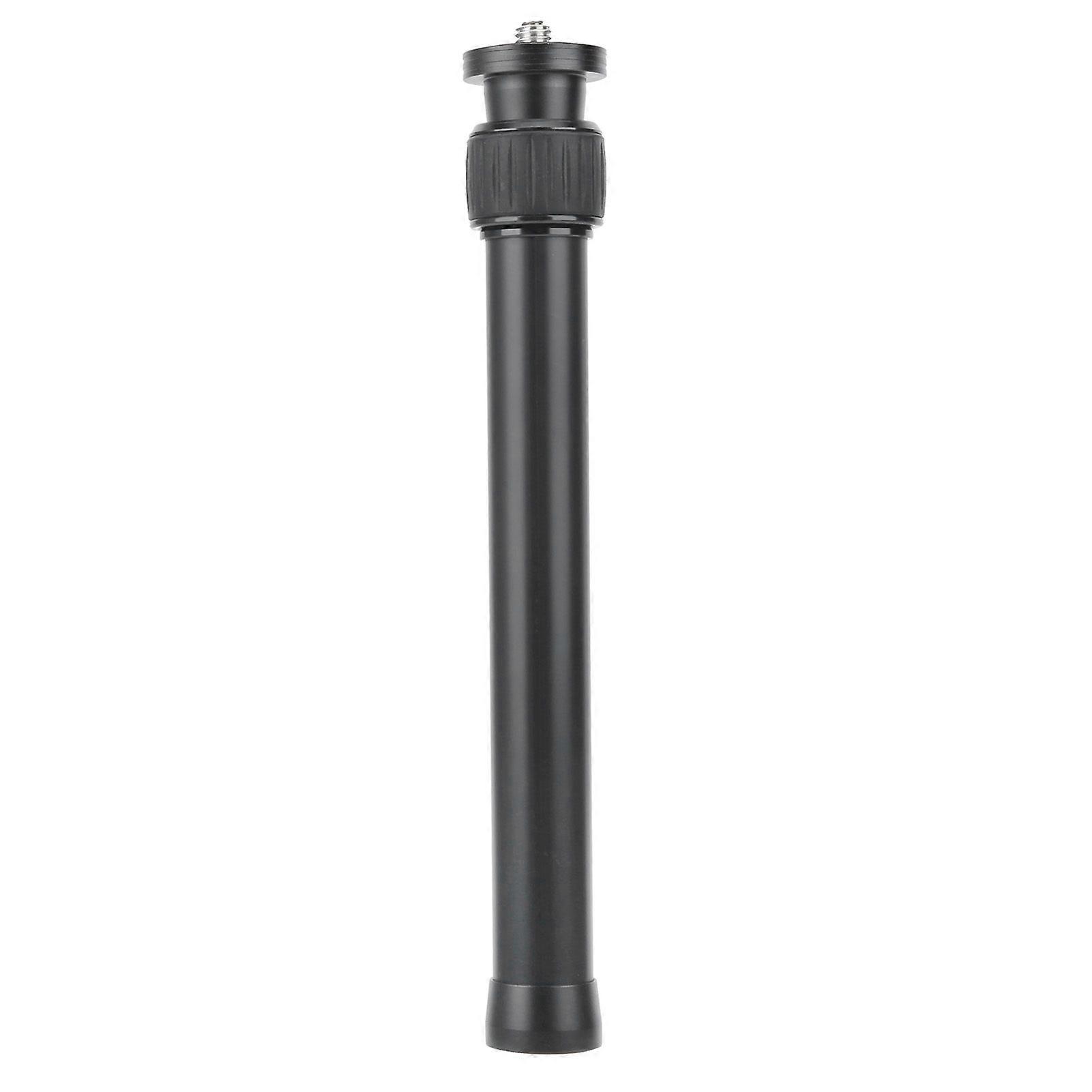 2 Section Extension Tube Aluminum Alloy Tripod Center Extender with 1/4in 3/8in Screw