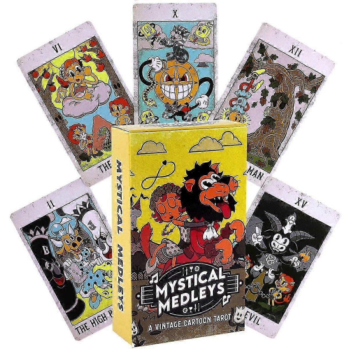 Mystical Medleys Tarot Deck: Beginner Tarot Cards & Guide