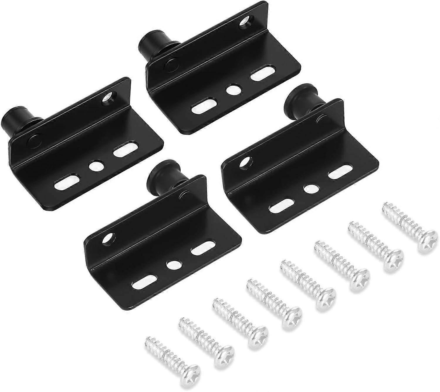 4 PCS Pivot Hinge Black Heavy Duty Pivot Hinges Concealed Hinges with Bushing