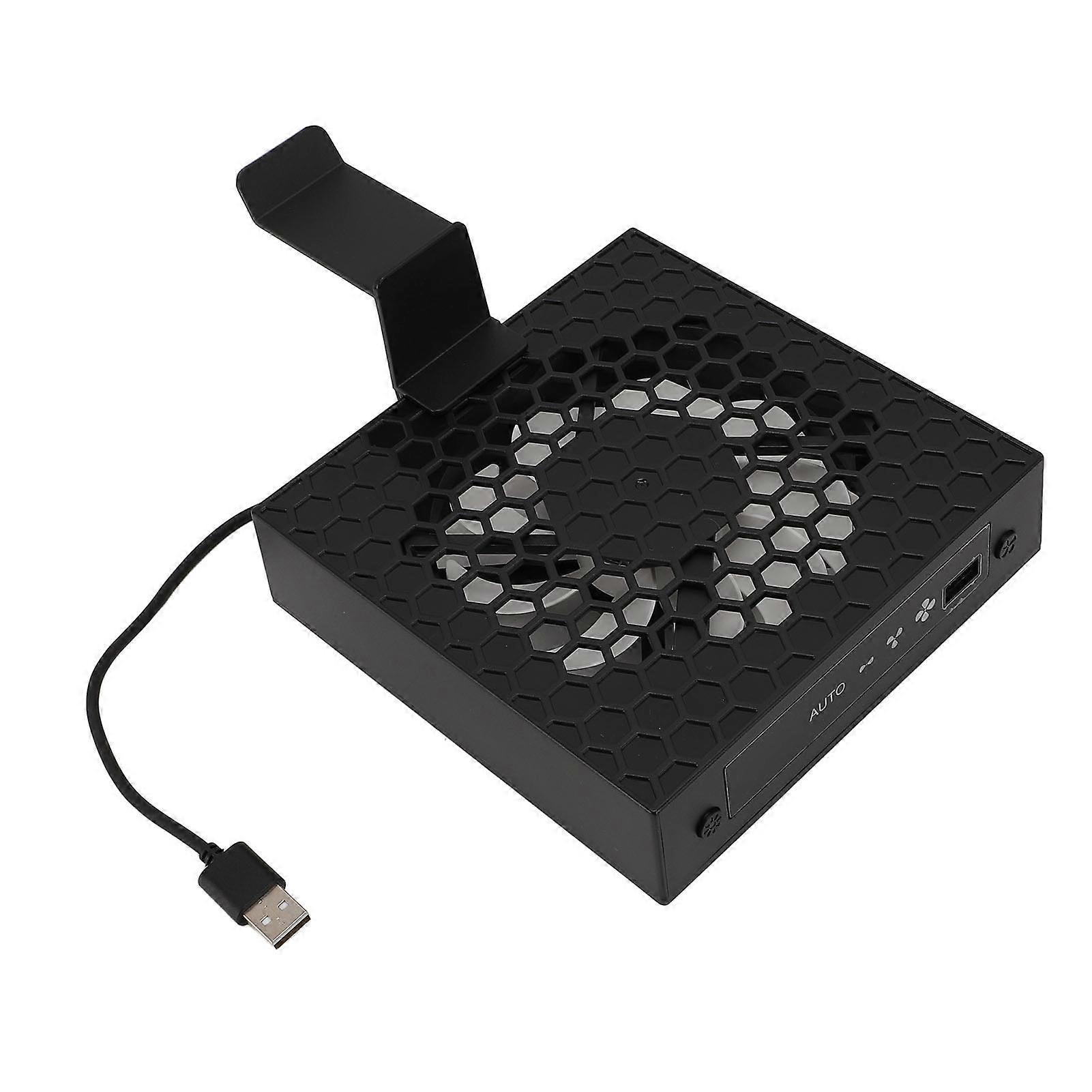 Low Noise RGB USB Temp-Controlled Cooling Fan for Series X Console