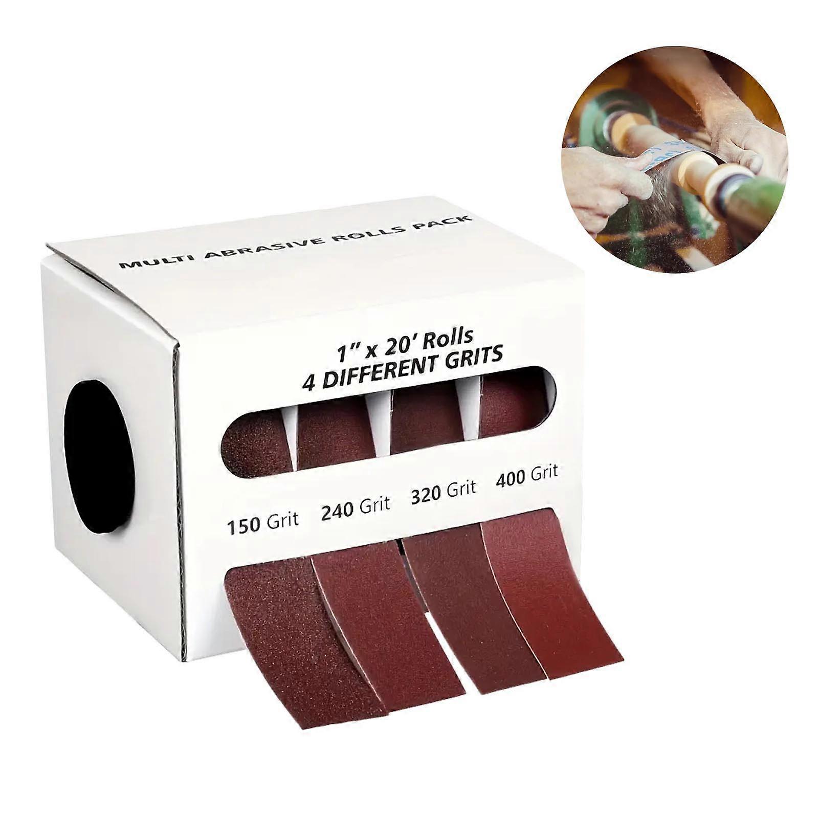 Boxed Abrasive Sanding Rolls Handy Dispenser Design Convenient and Efficient
