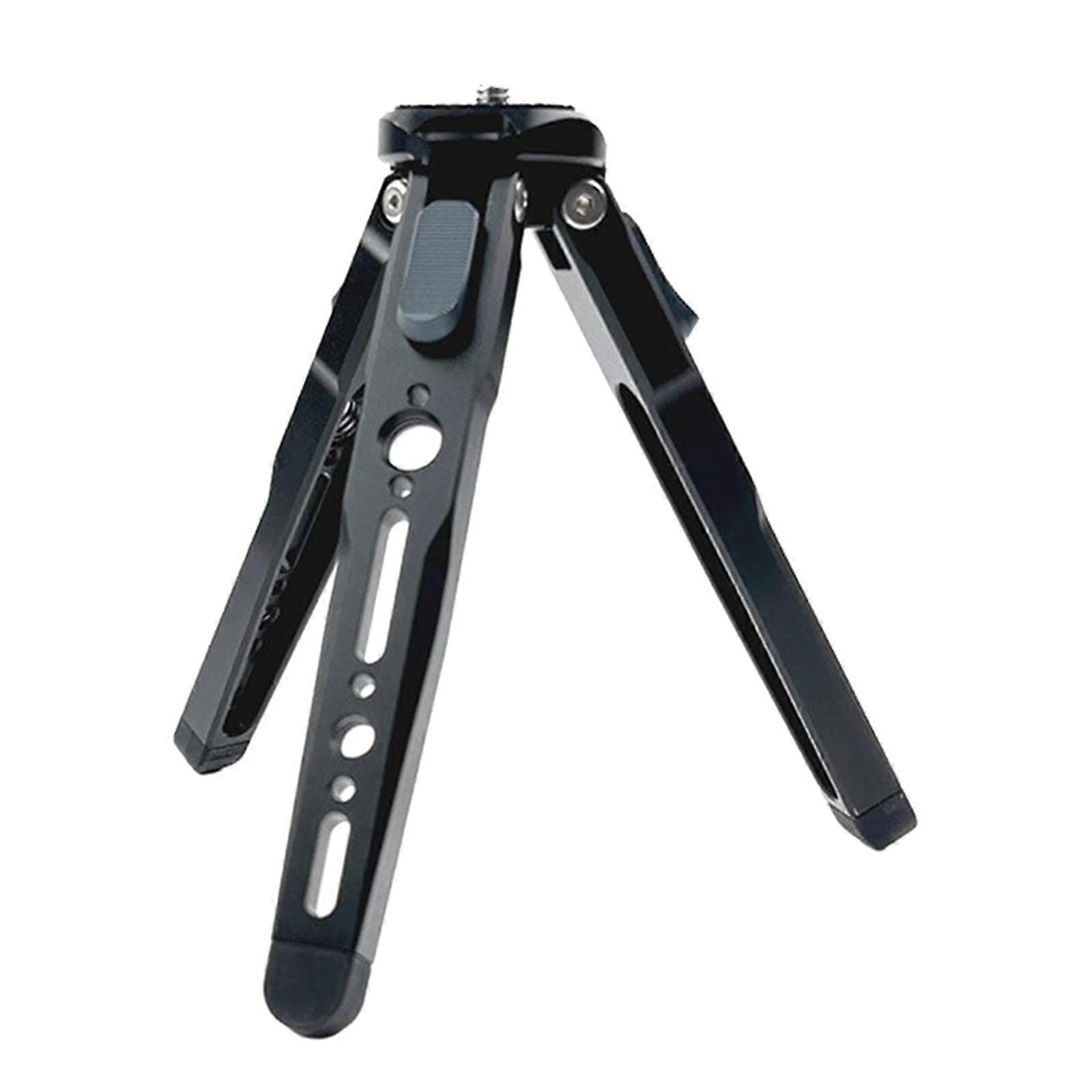 Phone Tripod Portable Webcam Stand Adjustable Desktop Tabletop Tripod With Expandable Legs And Phone Holder