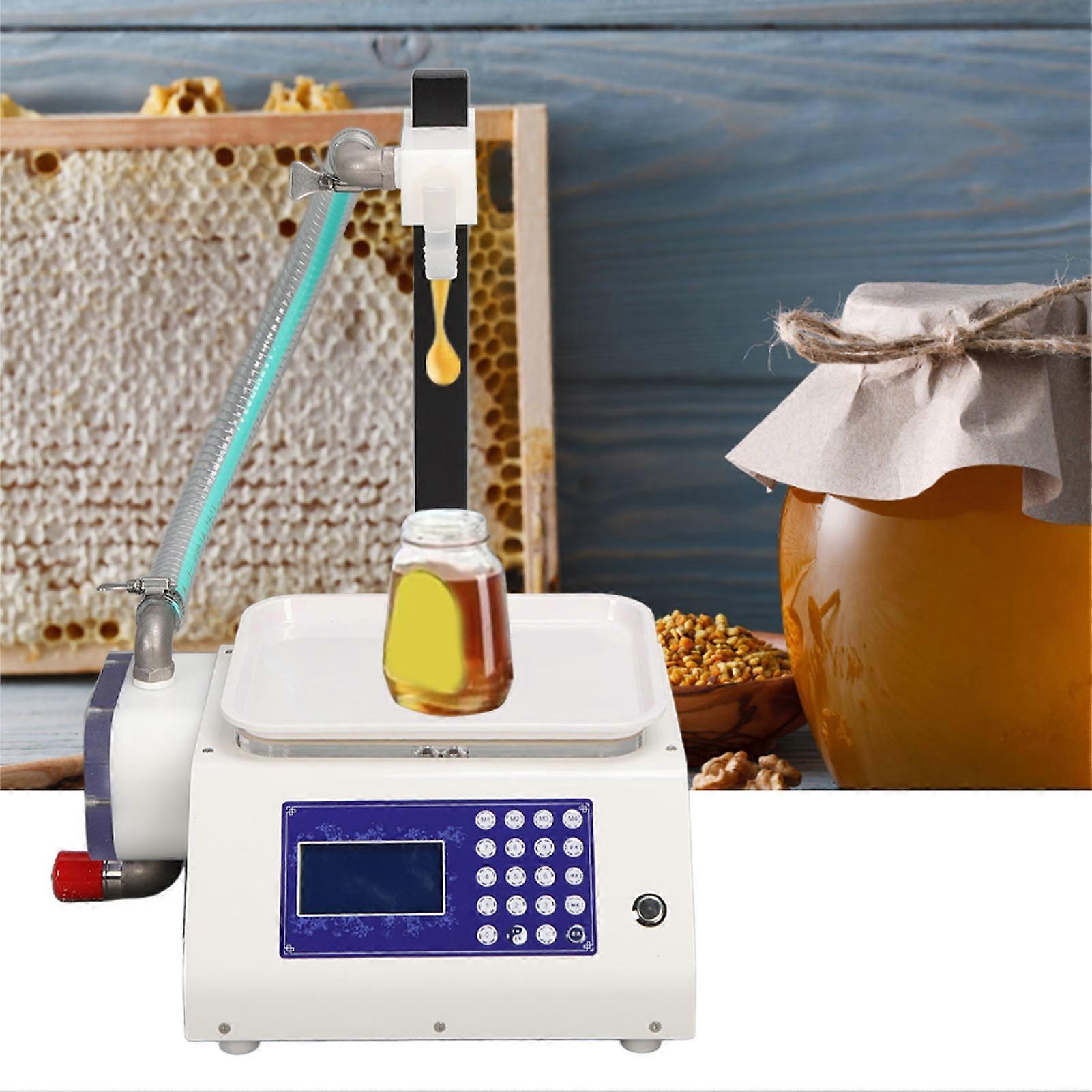 Automatic Honey Filling Machine 100-5000g, 32.5x26x17.5cm US Plug