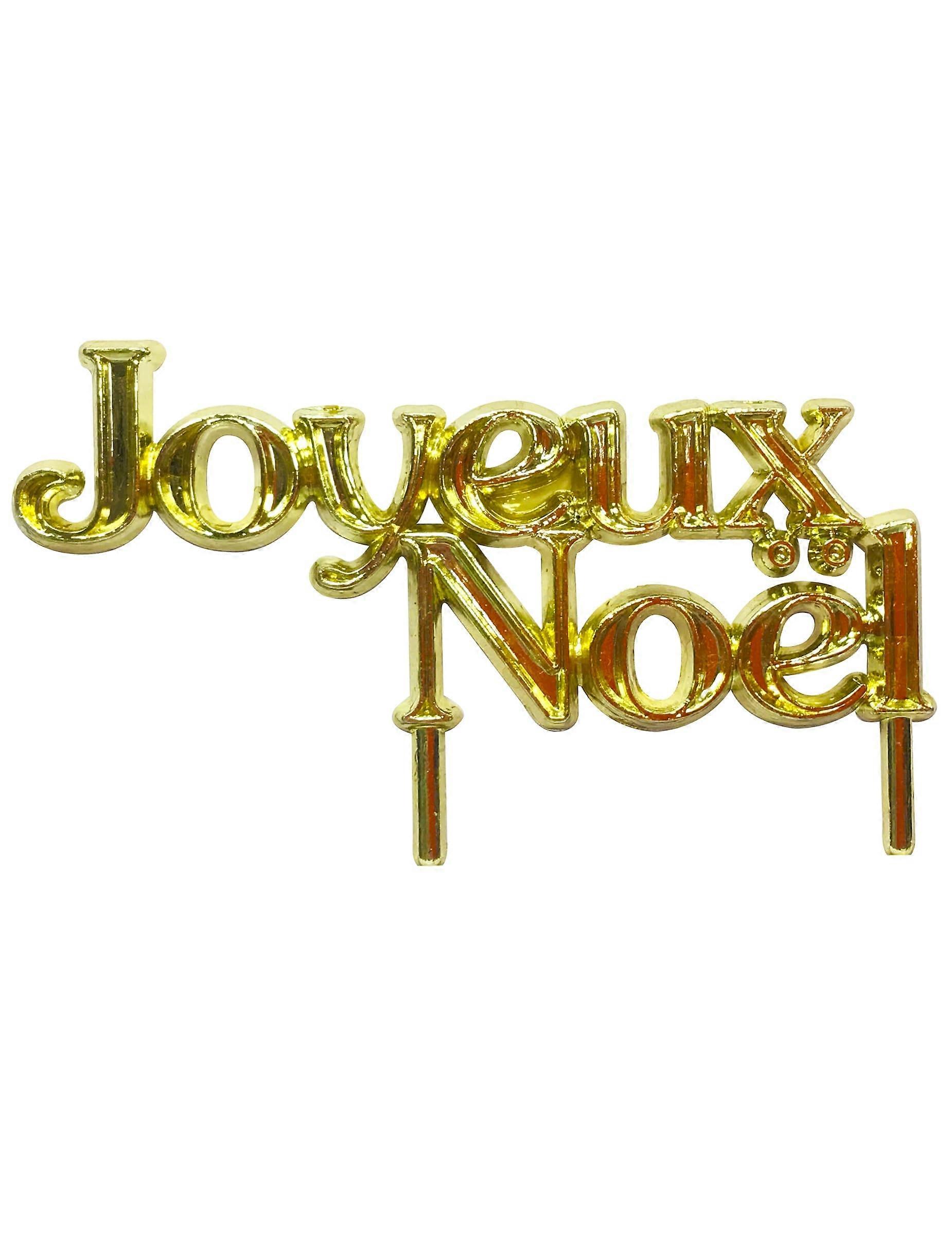 Decoration for Merry Christmas log 7 cm