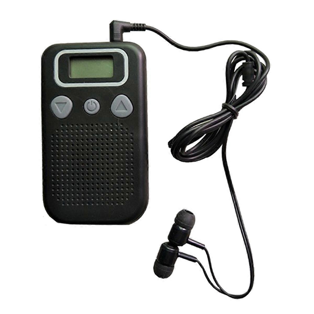 Voice Amplifier for Elderly Pocket Sound Enhancer with Large LCD Clear Human Voice Projection