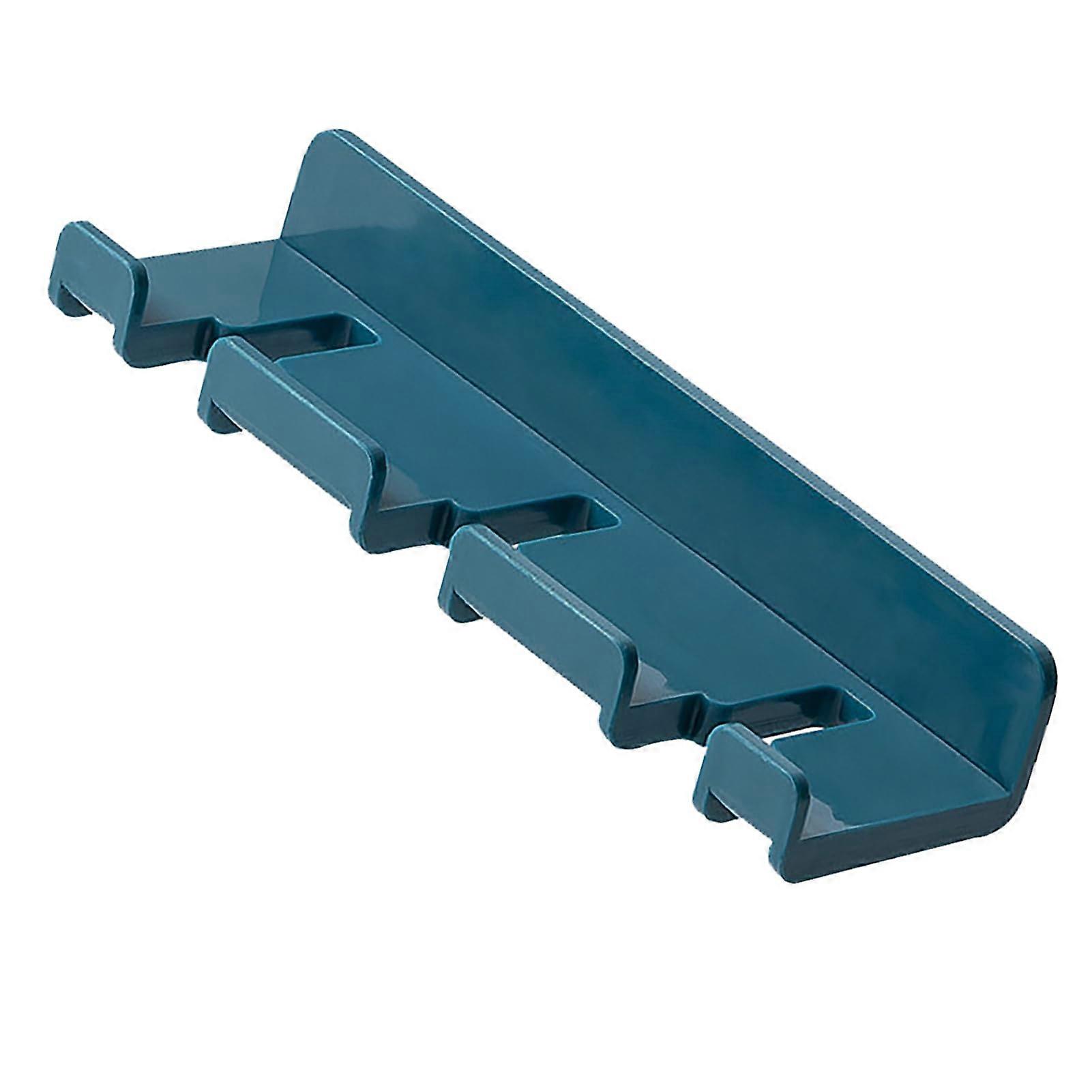 Loading Plug Hanger ABS Plastic Wall Mount Hook, Simple Installation, WearResistant Hook for Home Kitchen, Dark Blue