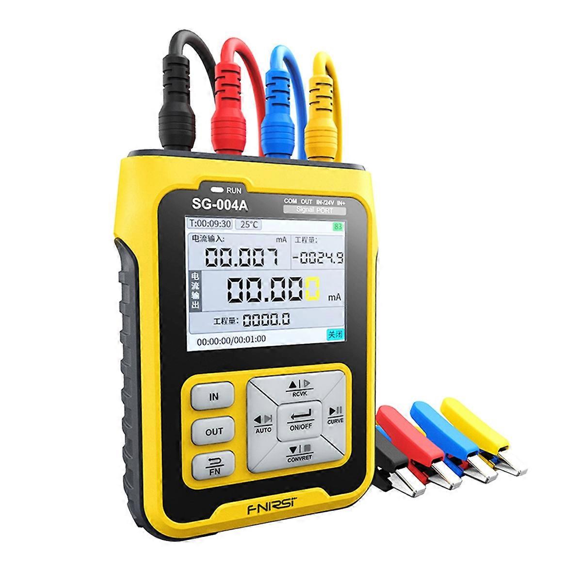 -004 Signal Generator 2.4Inch Display 4-20MA Analog Current Pressure Thermocouple Resistance Process Calibrator EU Plug